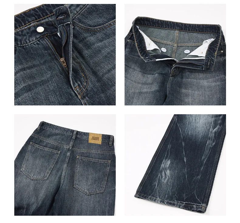 Japanese Brand Wide Leg Baggy Vintage Style Washed Baggy Jeans Size US 30 / EU 46 - 4 Thumbnail