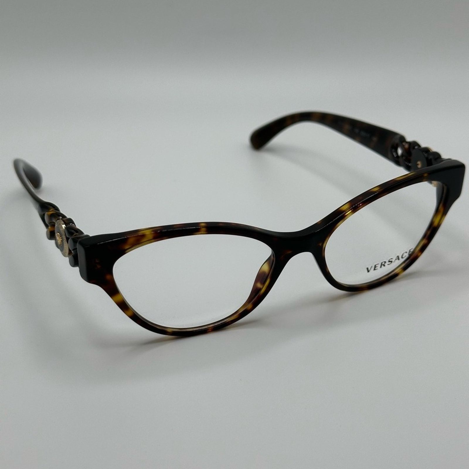Versace BRAND NEW VERSACE VE3305 108 Havana Women Eyeglasses Size ONE SIZE - 5 Thumbnail