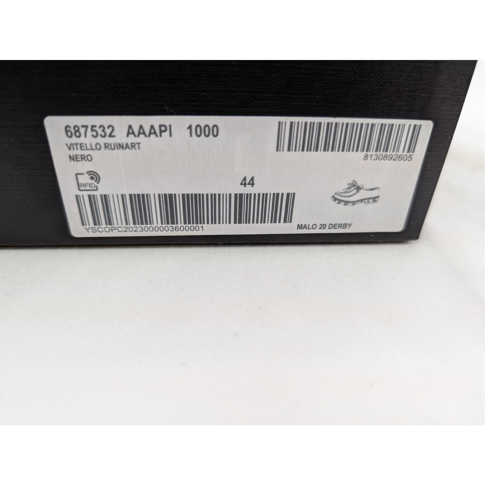 Saint Laurent Paris o1rshd1 Malo 20 Derby Shoe Boots in Black Size US 11 / EU 44 - 21 Thumbnail