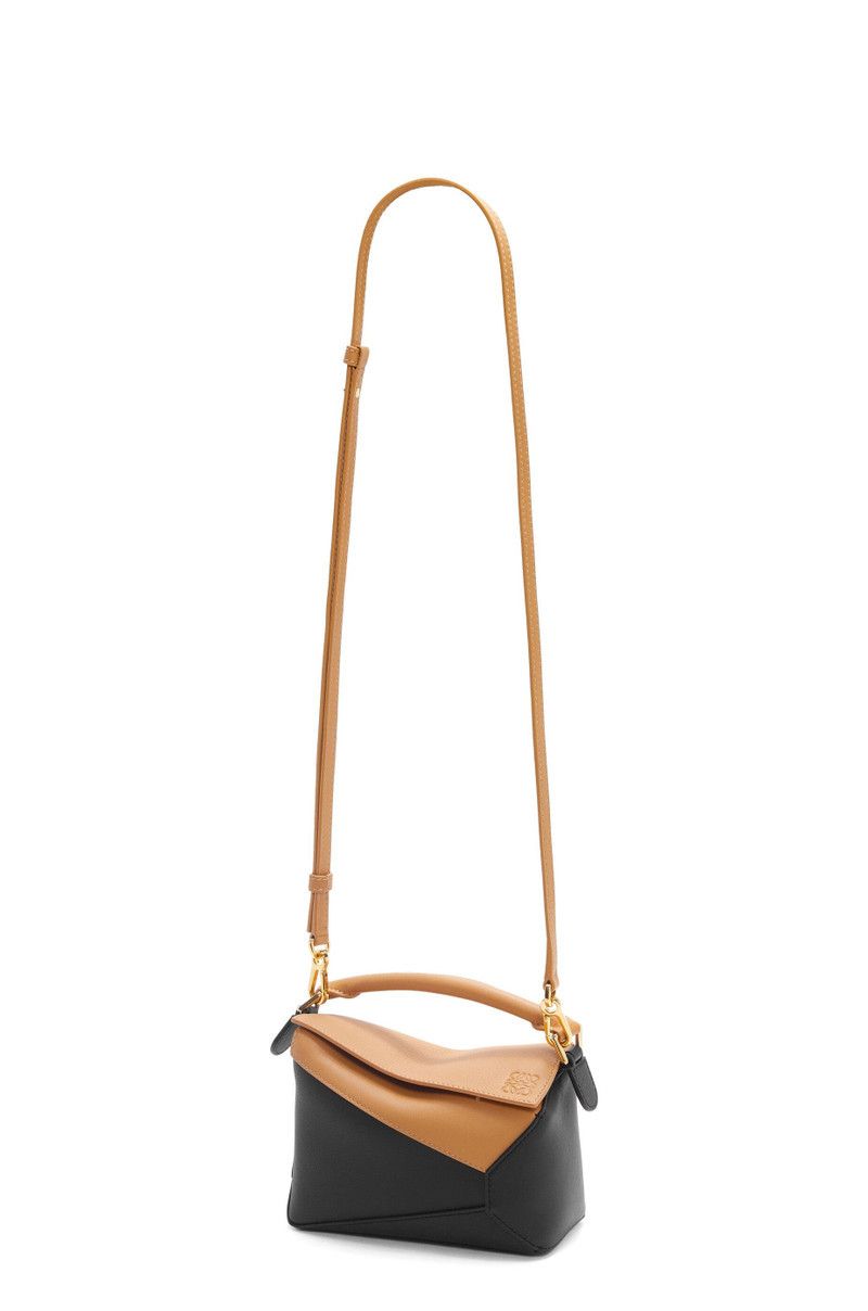 Loewe o1in1g0426 Size: OS / Mini Puzzle Bag in Brown/Black Size ONE SIZE - 7 Thumbnail