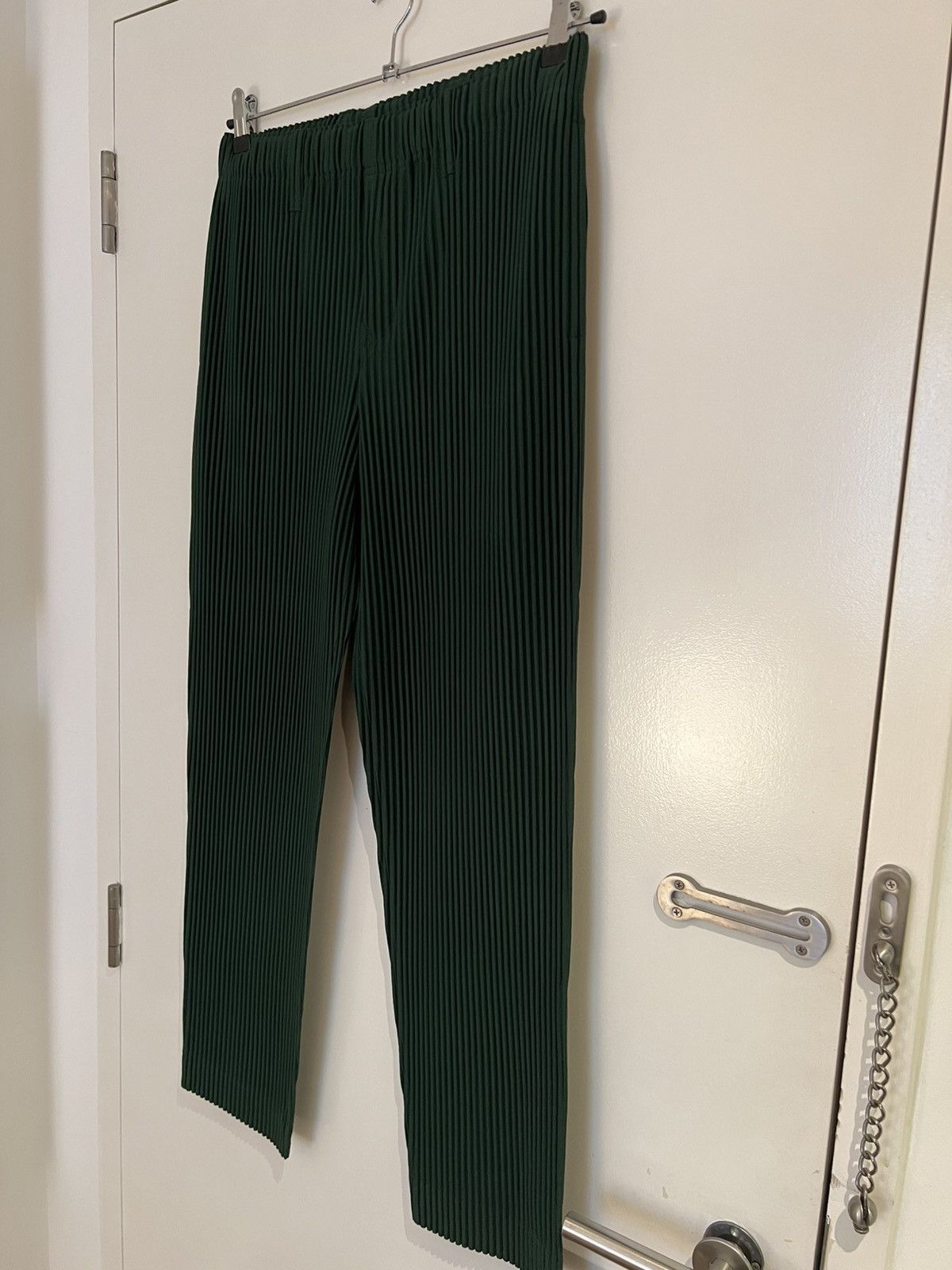 Issey Miyake HOMME PLISSÉ ISSEY MIYAKE Trousers Green Size 2 Medium Size US 33 - 2 Thumbnail