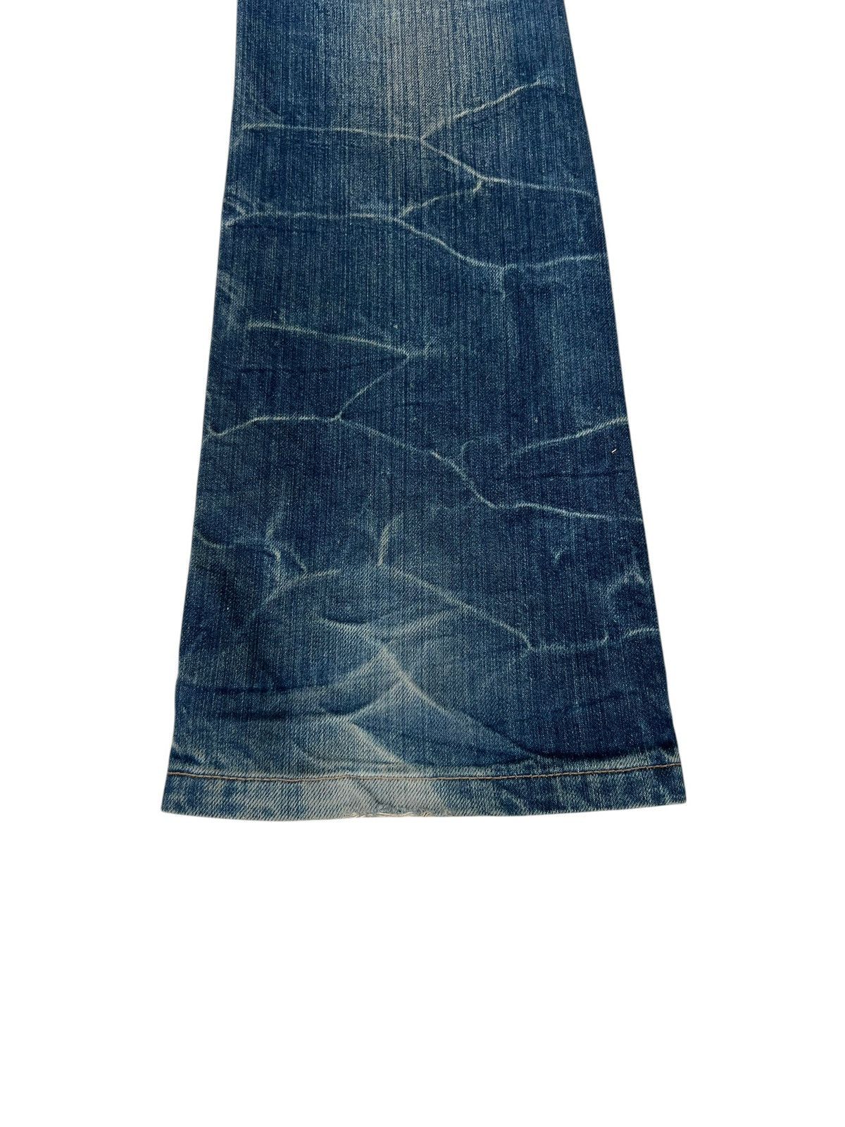 JACKROSE Dirty Mud Trashed Jackrose Rips Denim Claw Mark Flare Jeans Size US 30 / EU 46 - 19 Thumbnail