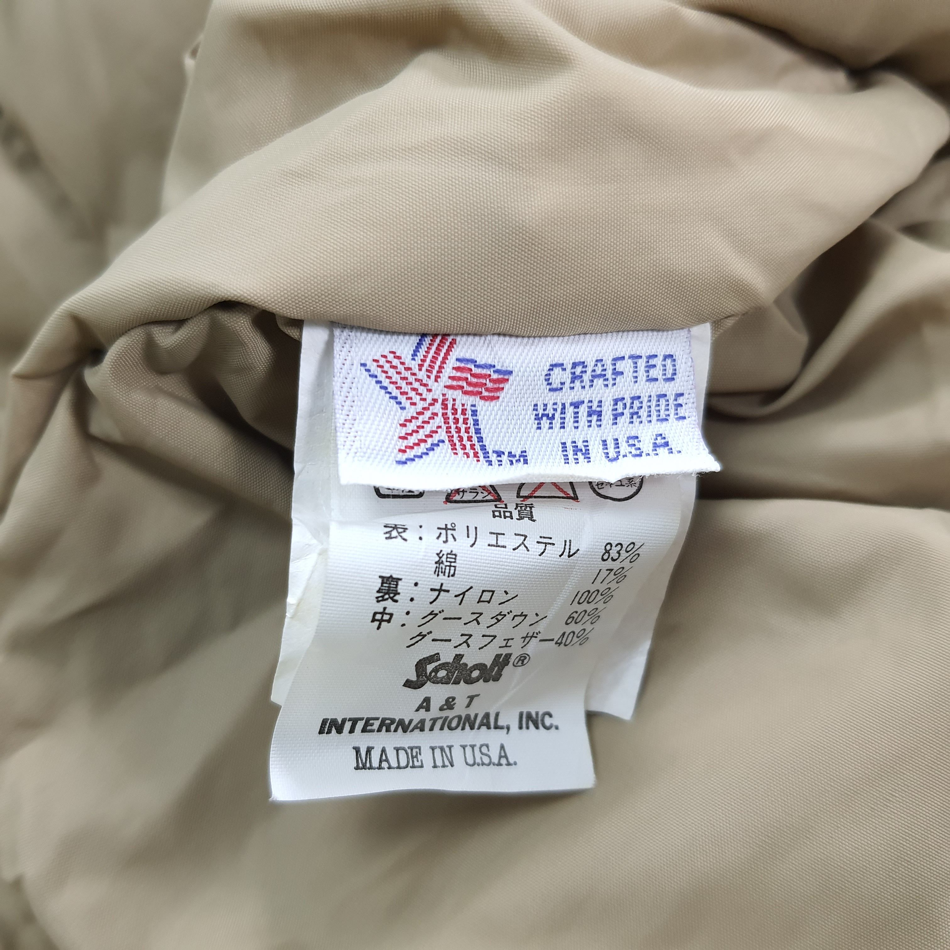 Schott Vintage Down by Schott NYC Goose Parka Jacket C306N12 Size M / US 6-8 / IT 42-44 - 6 Thumbnail