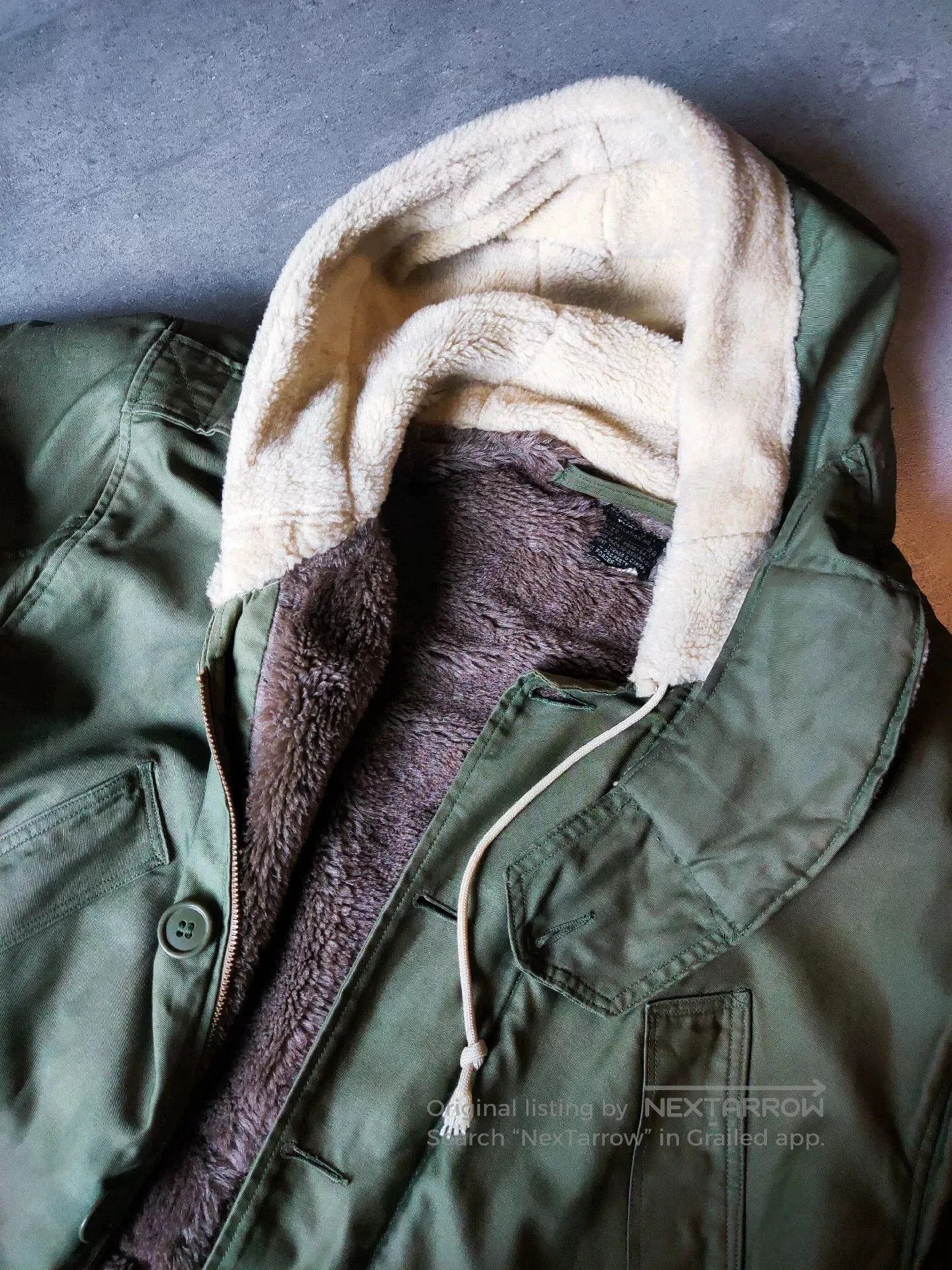 Vintage WWII Original B-11 Parka Coat. Size US M / EU 48-50 / 2 - 5 Thumbnail
