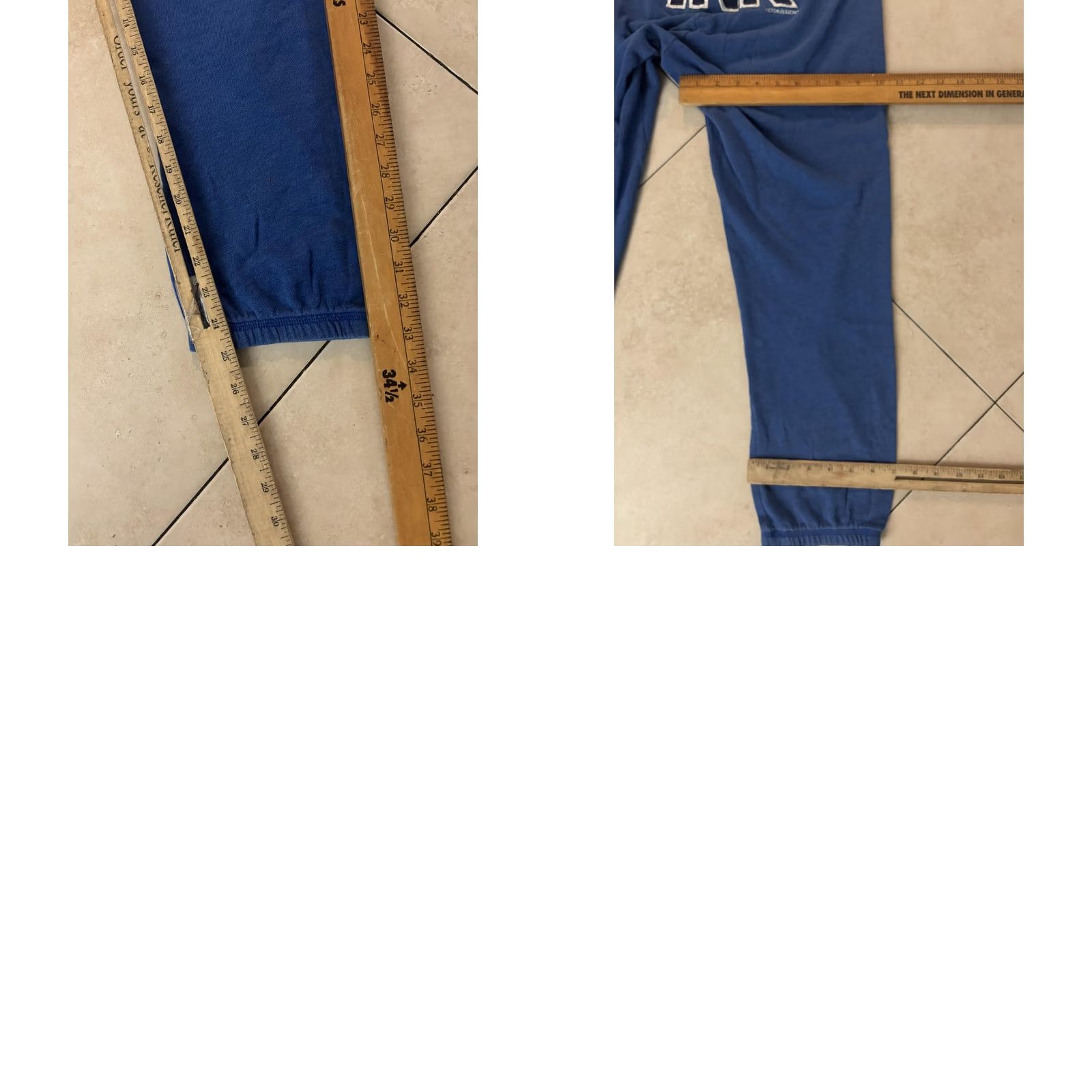 Pinko PINK Victoria's Secret Sweatpants Womens Small Blue Capri Joggers Logo Applique Size 26" / US 2 / IT 38 - 8 Thumbnail