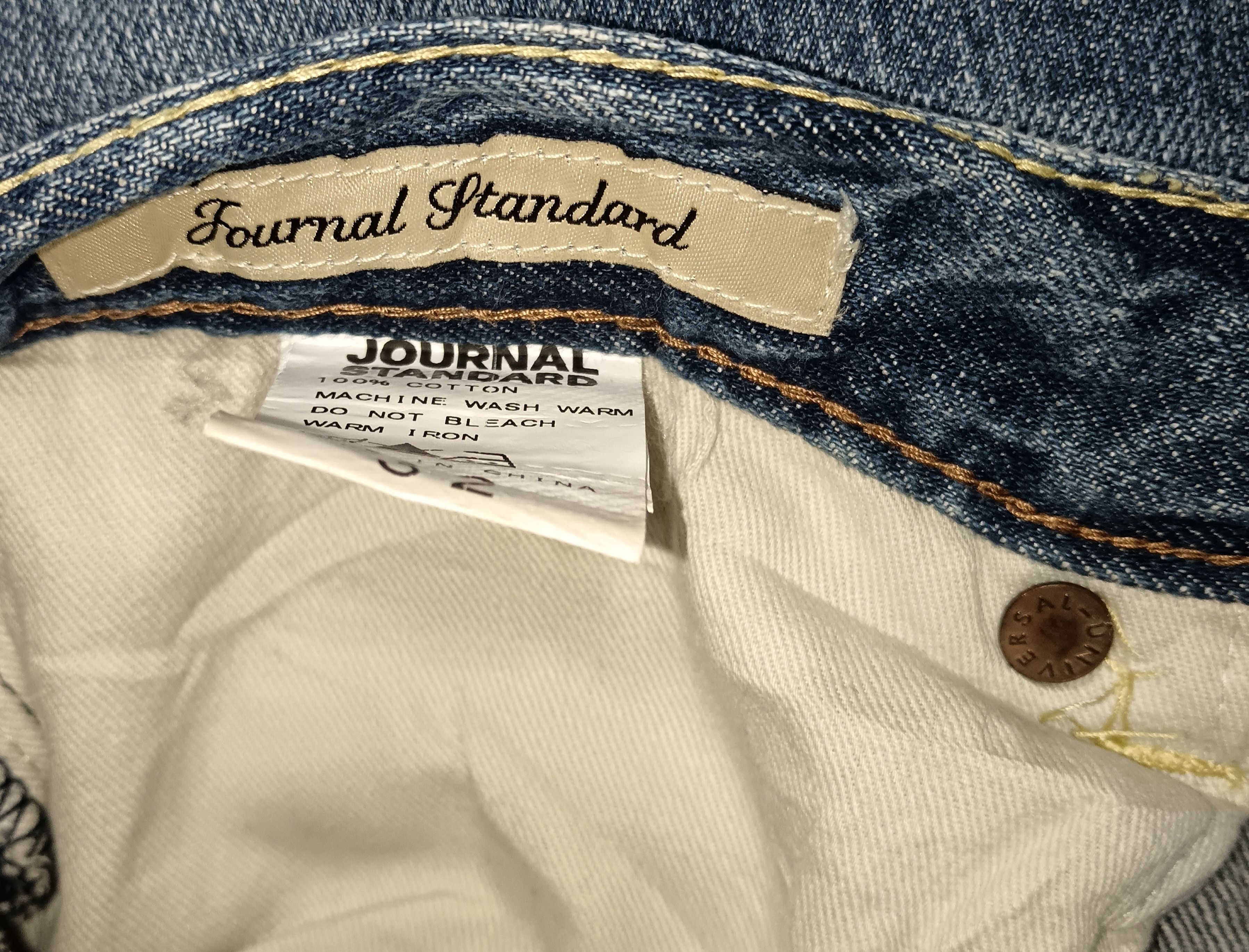 If Six Was Nine × Japanese Brand × Journal Standard JOURNAL STANDARD SEASONED JEANS Size US 33 - 2 Thumbnail