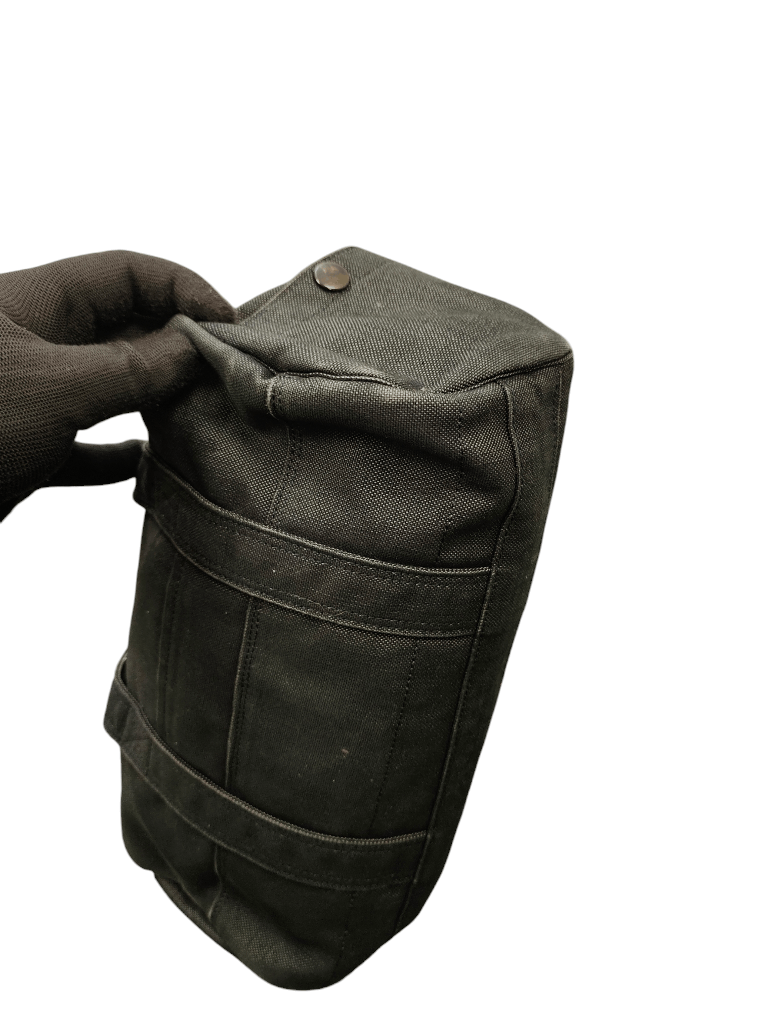 Porter Vintage Porter Japan Black Faded Canvas Small Boston Bag Size ONE SIZE - 8 Thumbnail
