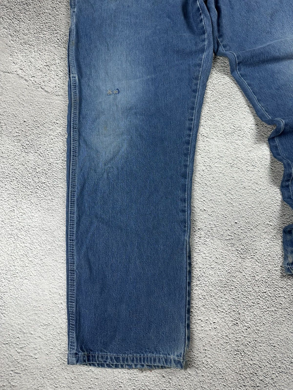 Dickies Vintage Dickies Washed Denim Blue Jeans Carpenter Y2K Baggy Size US 38 / EU 54 - 8 Thumbnail