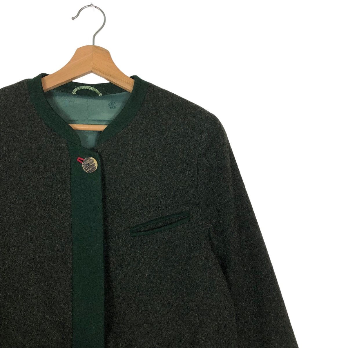Vintage 🔥Rich Green - Military Style Design Wool Jacket Size US M / EU 48-50 / 2 - 5 Thumbnail