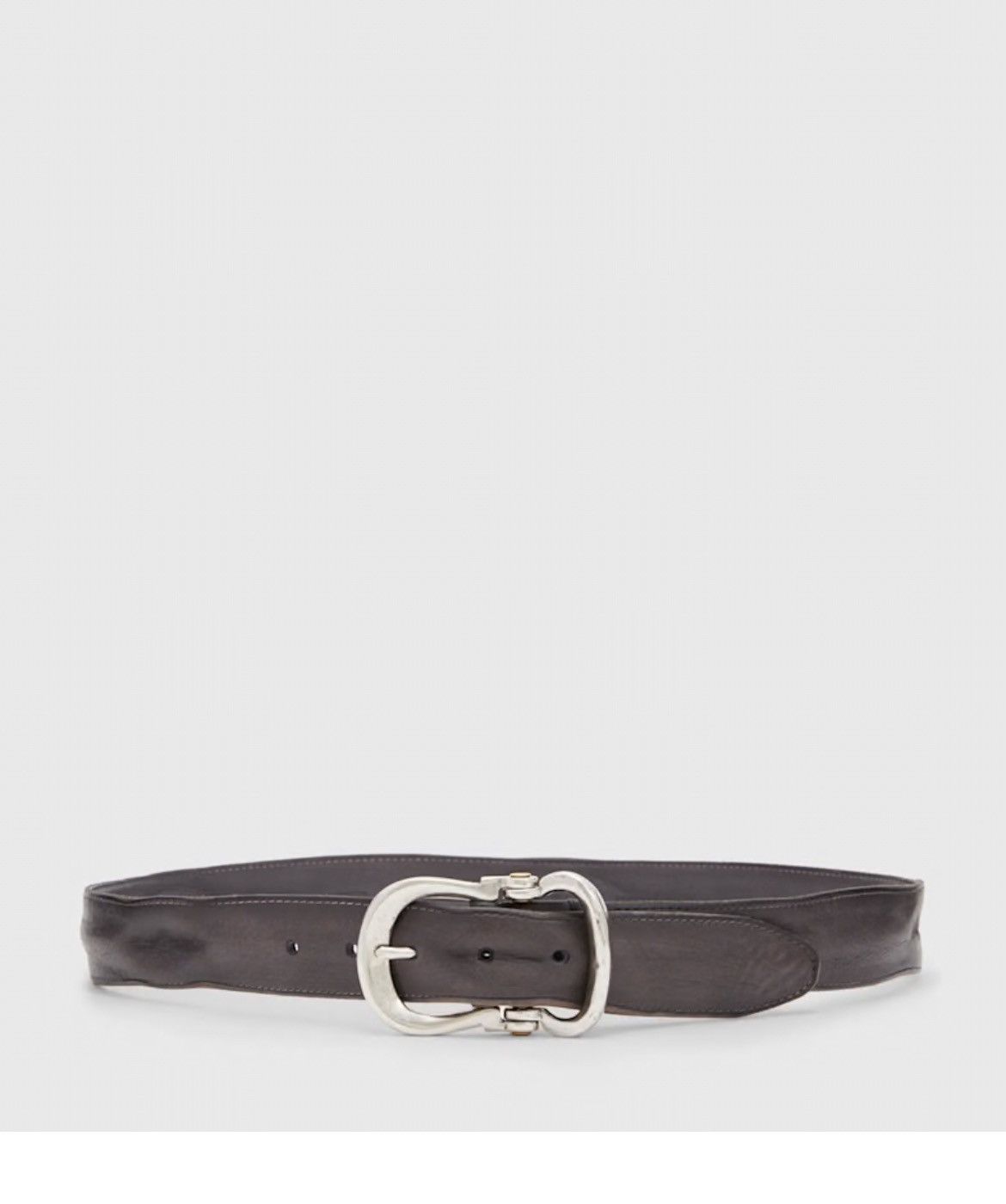 John Varvatos Fibel Antique Nickel Finish Belt guitar hinge 32 Size 32 - 2 Thumbnail
