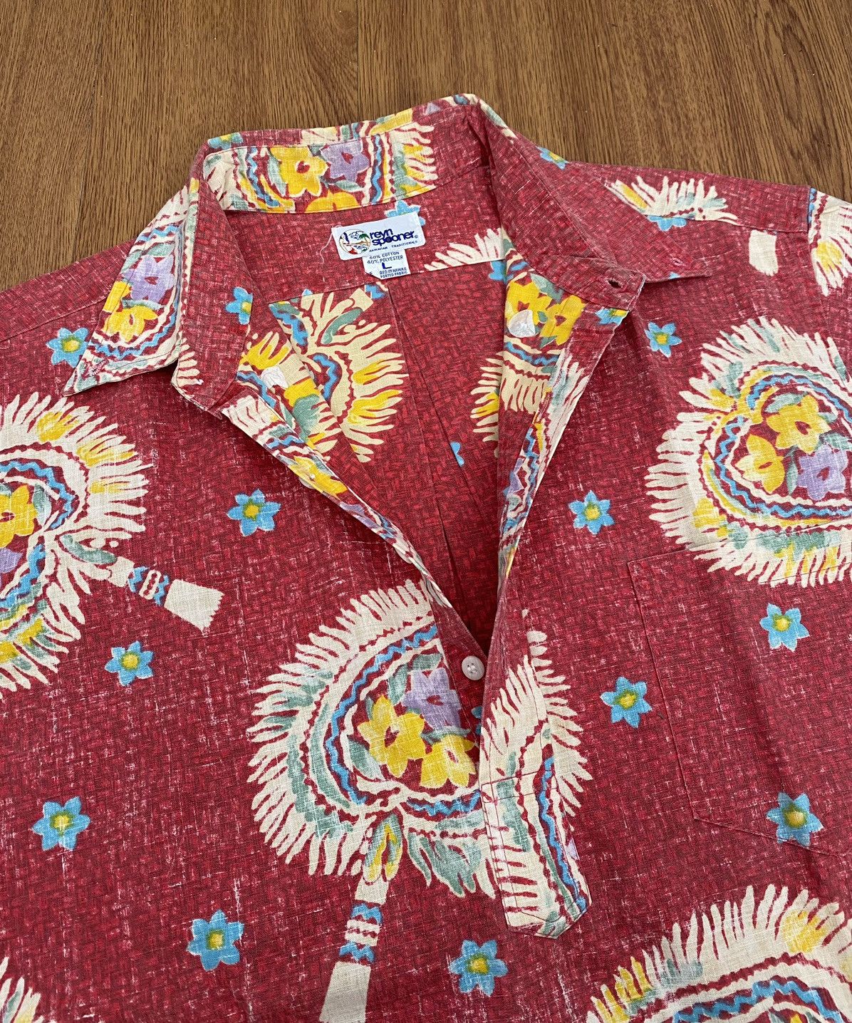 Reyn Spooner × Vintage Vintage Reyn spooner hawaiian shirt Size US L / EU 52-54 / 3 - 3 Thumbnail