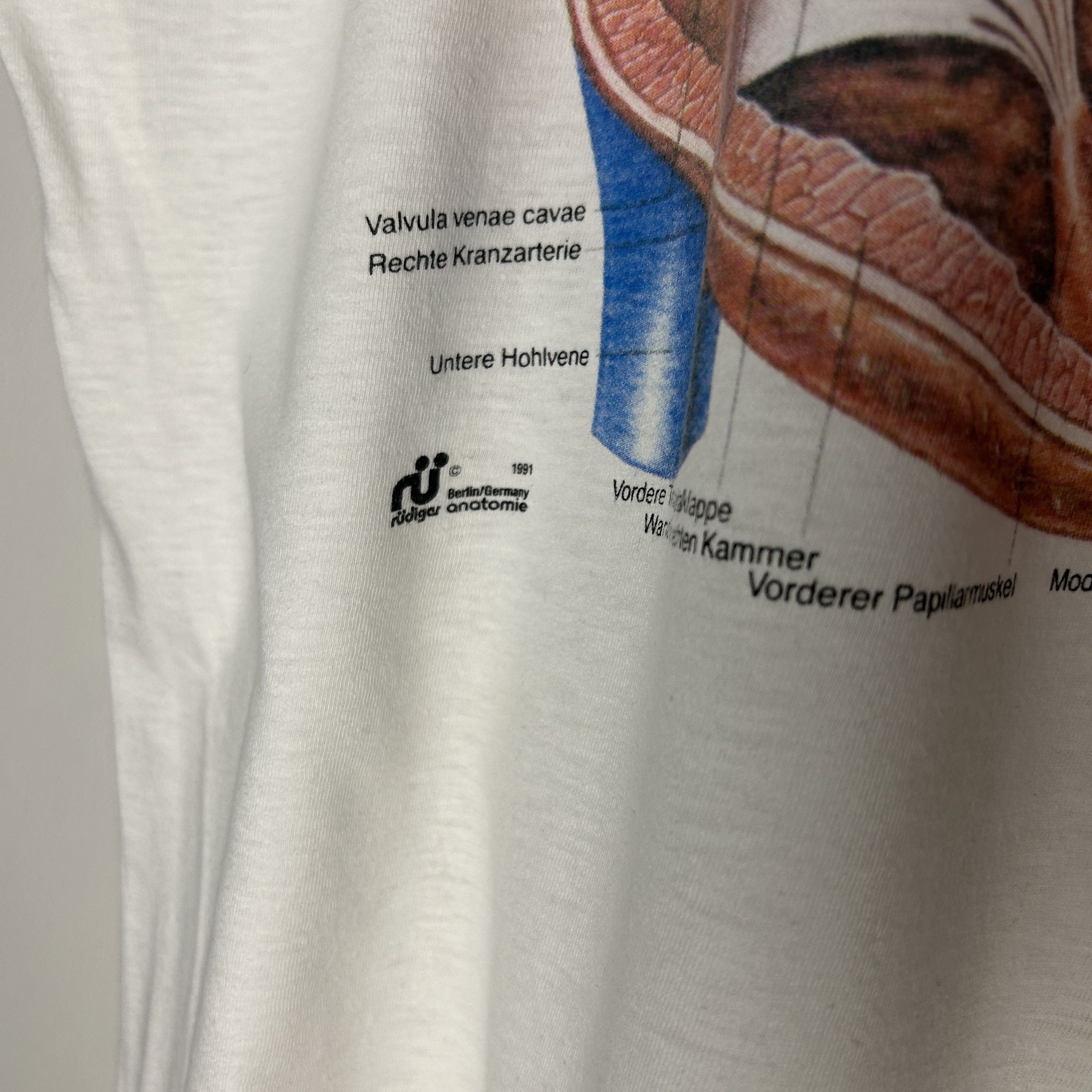 Vintage Vintage Heart-breaker Anatomy 1991 T-shirt Size US L / EU 52-54 / 3 - 3 Thumbnail