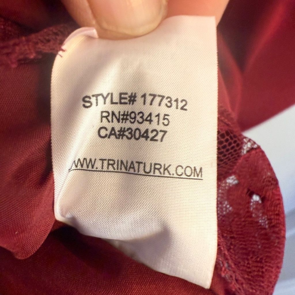 Trina Turk Women's Trina Turk Dress, Size0?, Red Size XS / US 0-2 / IT 36-38 - 13 Thumbnail