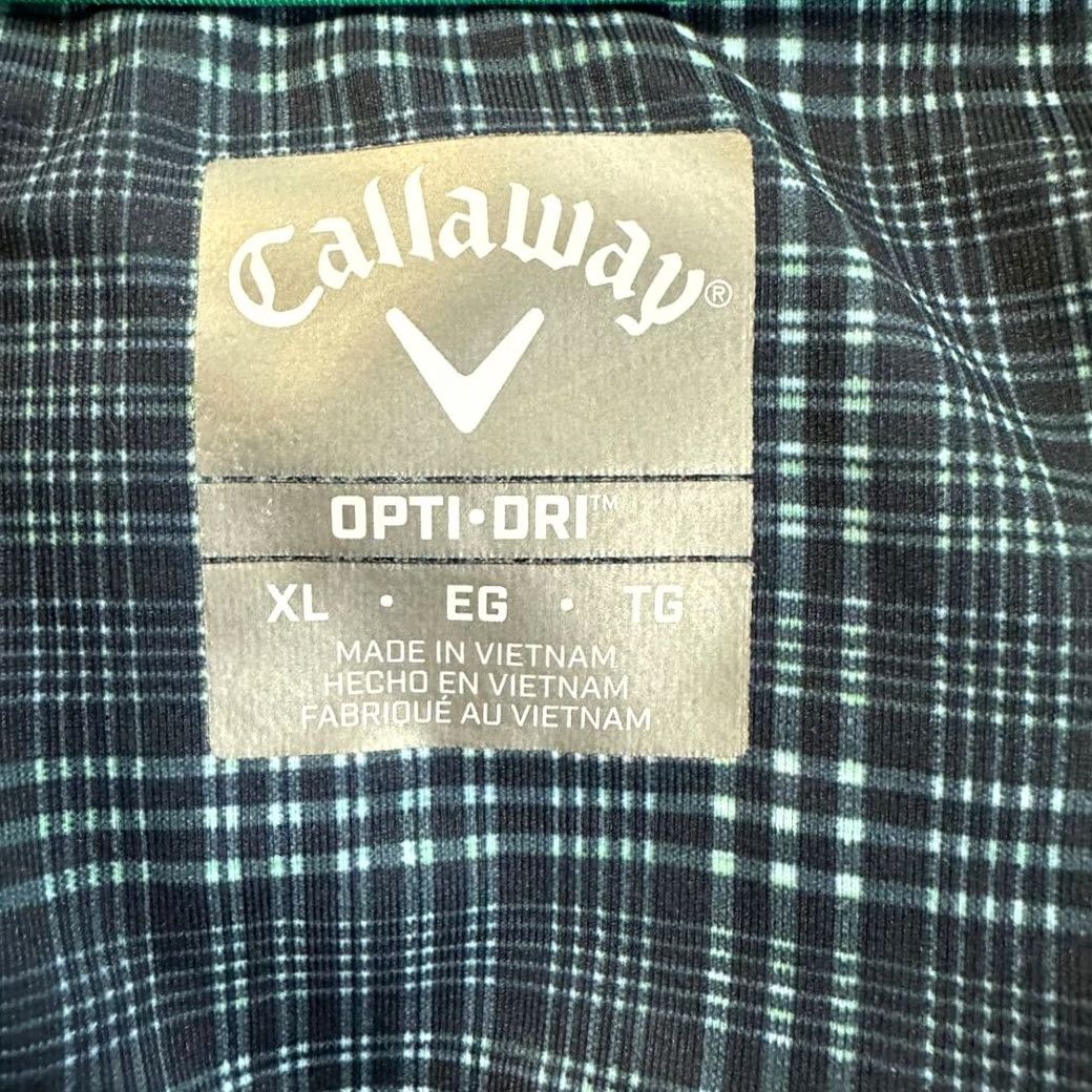 Callaway Callaway Golf Polo Shirt Mens XL Blue Plaid Short Sleeve Opti-Dri Rugby Stretch Size US XL / EU 56 / 4 - 4 Thumbnail