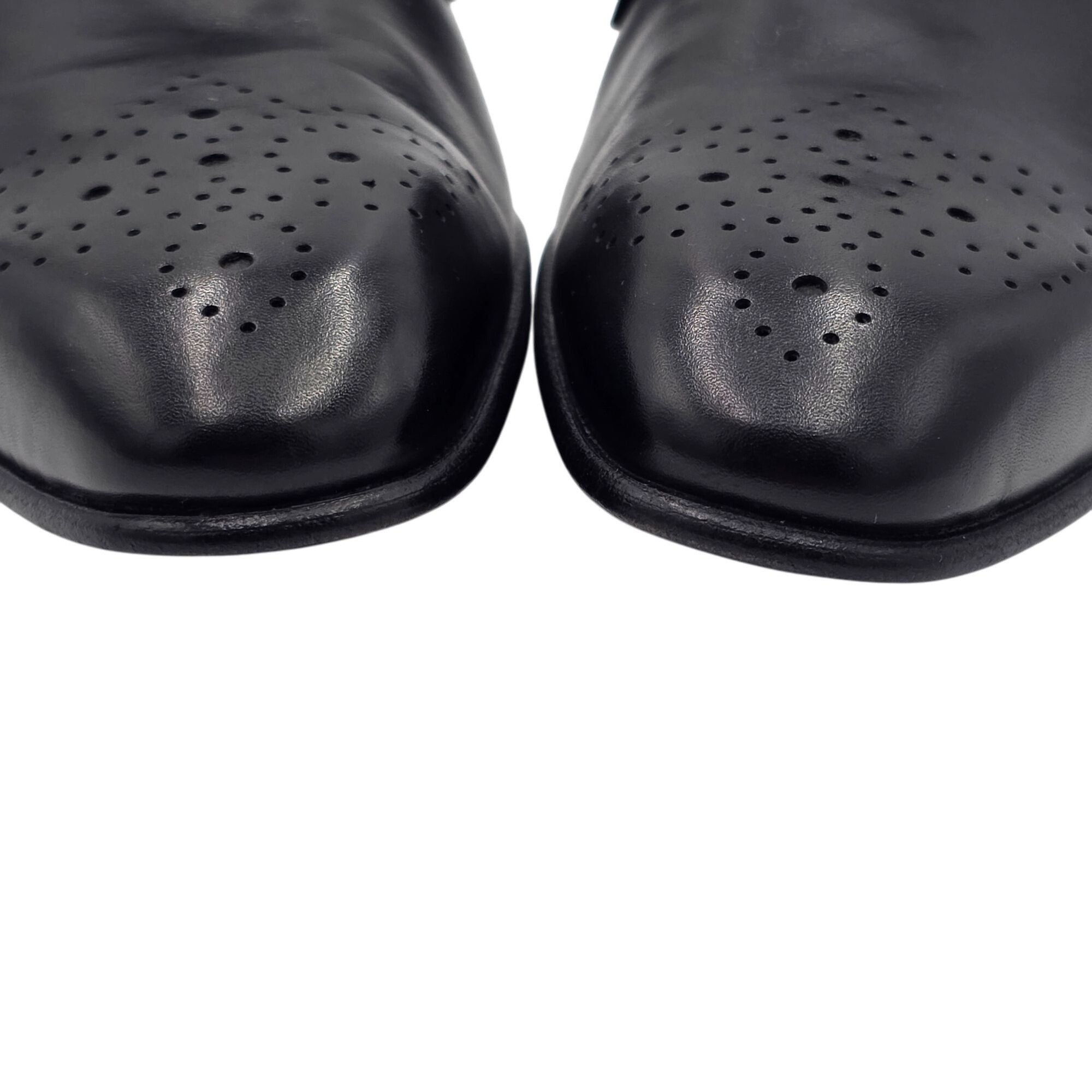 Other NEW Battaglia Italy Mens 7 Black Leather Dress Shoes Oxford Size US 7 / EU 40 - 7 Thumbnail