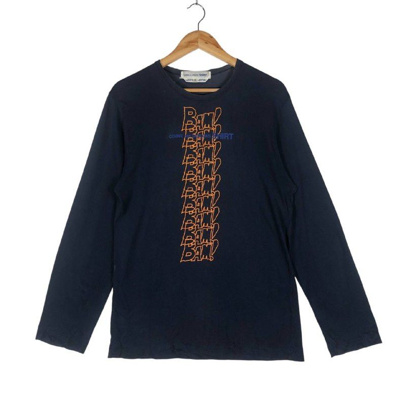 Comme des Garcons × Vintage Vintage Comme des Garcons Long Sleeve T-Shirt Size US L / EU 52-54 / 3 - 1 Thumbnail