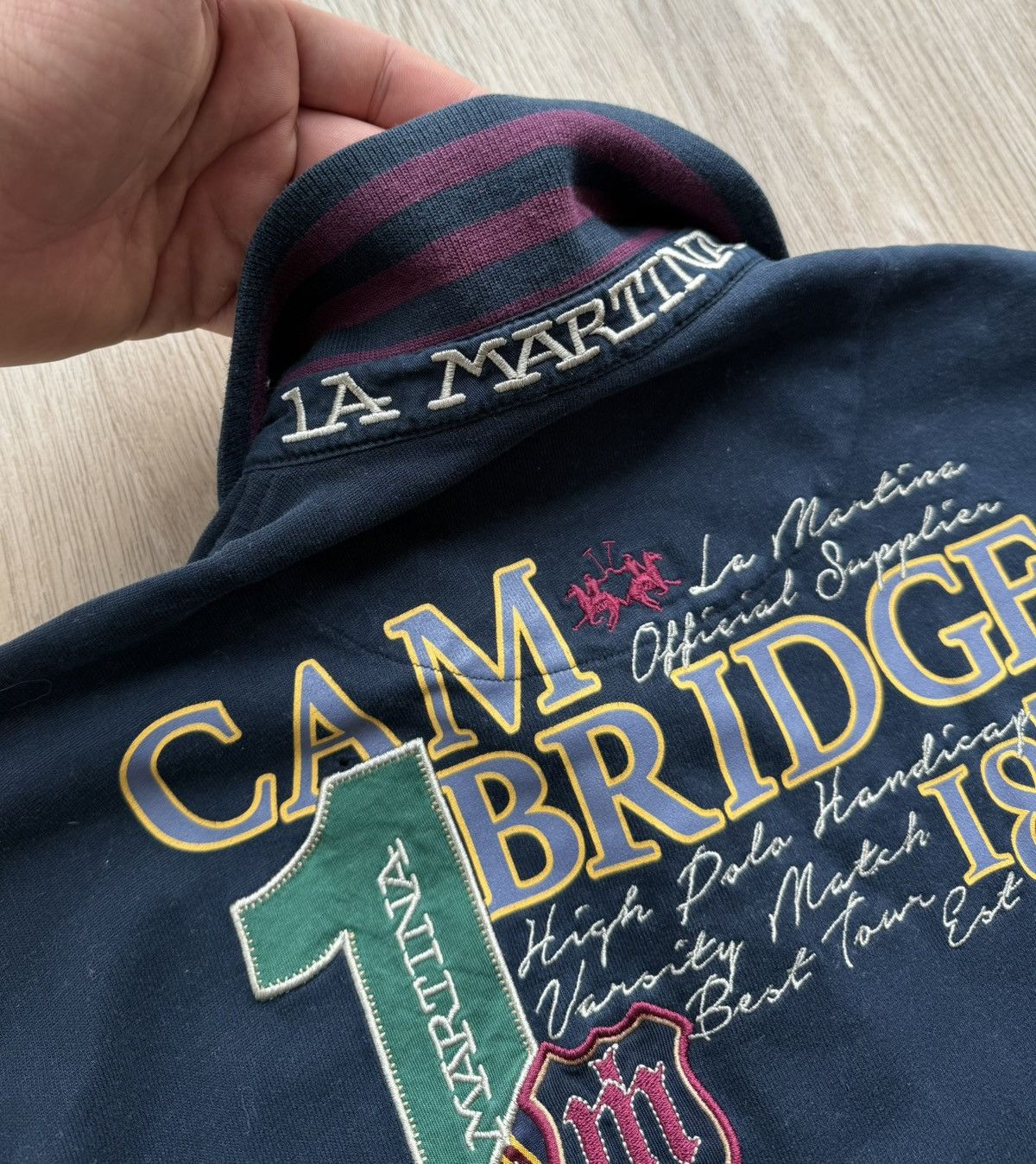 La Martina Vintage La Martina Cambridge #1 Long Sleeve Polo T-Shirt Size US L / EU 52-54 / 3 - 14 Thumbnail