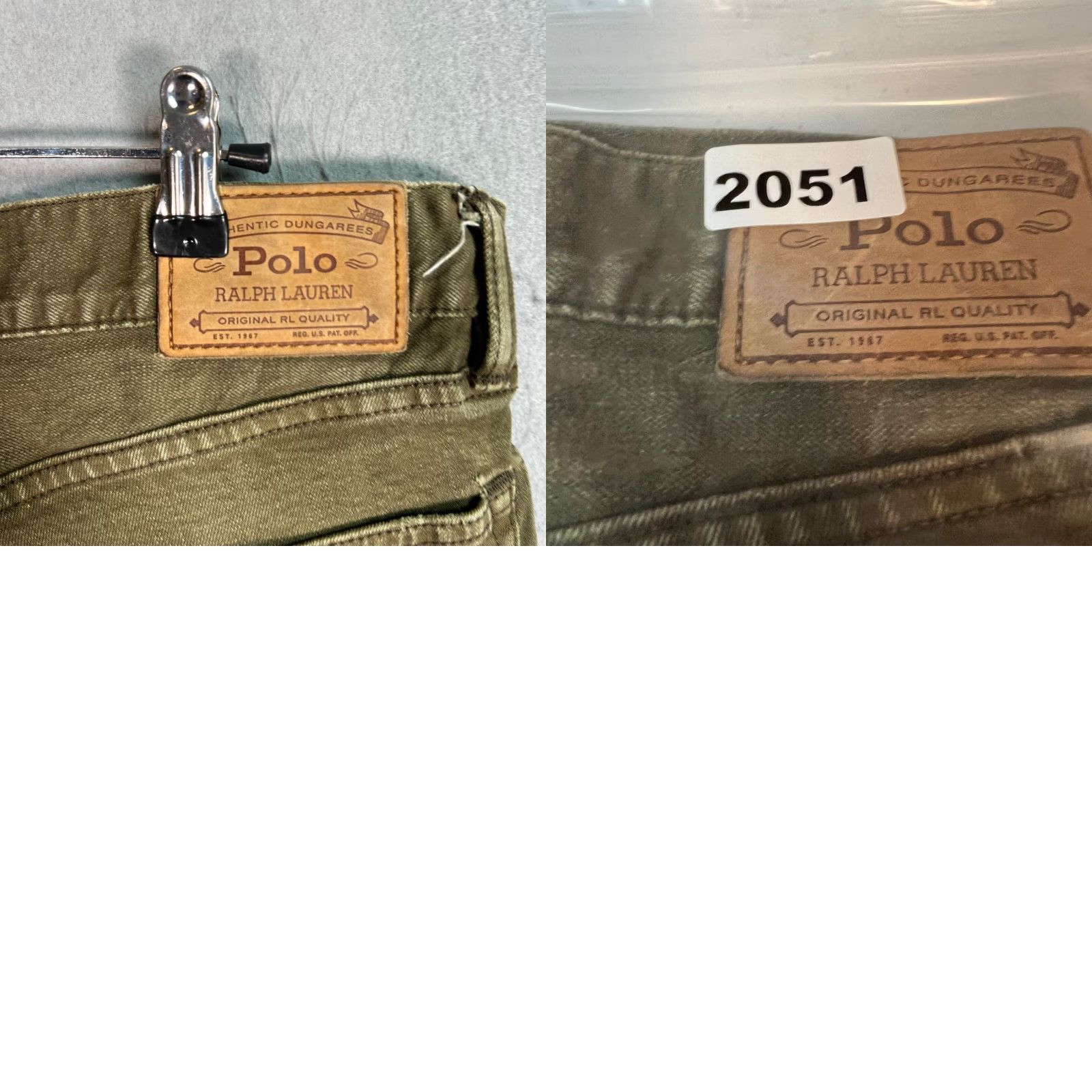 Polo Ralph Lauren Polo Ralph Lauren Jeans Olive Green Dungarees Authentic Mens Size 32 x 32 Polo Ralph Lauren Jeans Green 5-Pocket Denim Cotton Mid Rise Vintage: No Men Size US XS / EU 42 / 0 - 9 Thumbnail