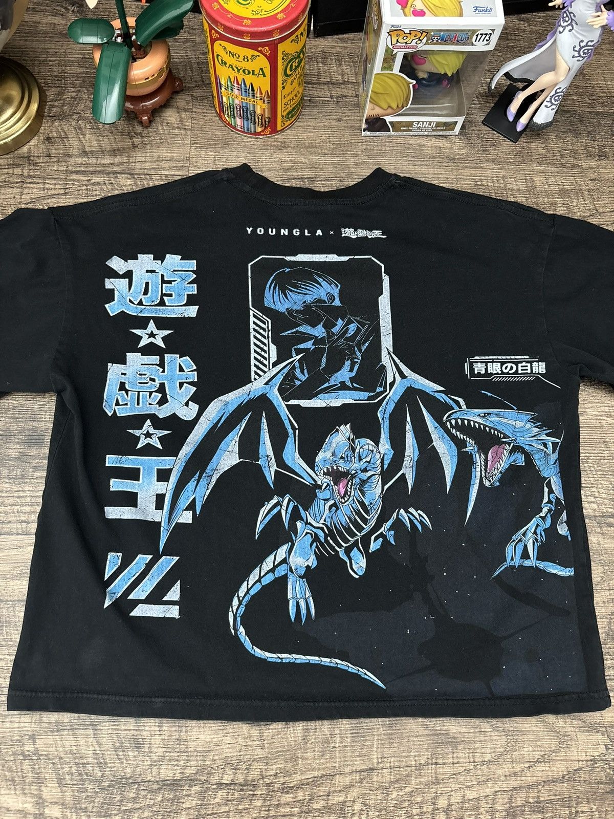 YoungLA YoungLA x Yugio Blue-Eyes White Dragon Graphic Tee Small Size US S / EU 44-46 / 1 - 2 Thumbnail