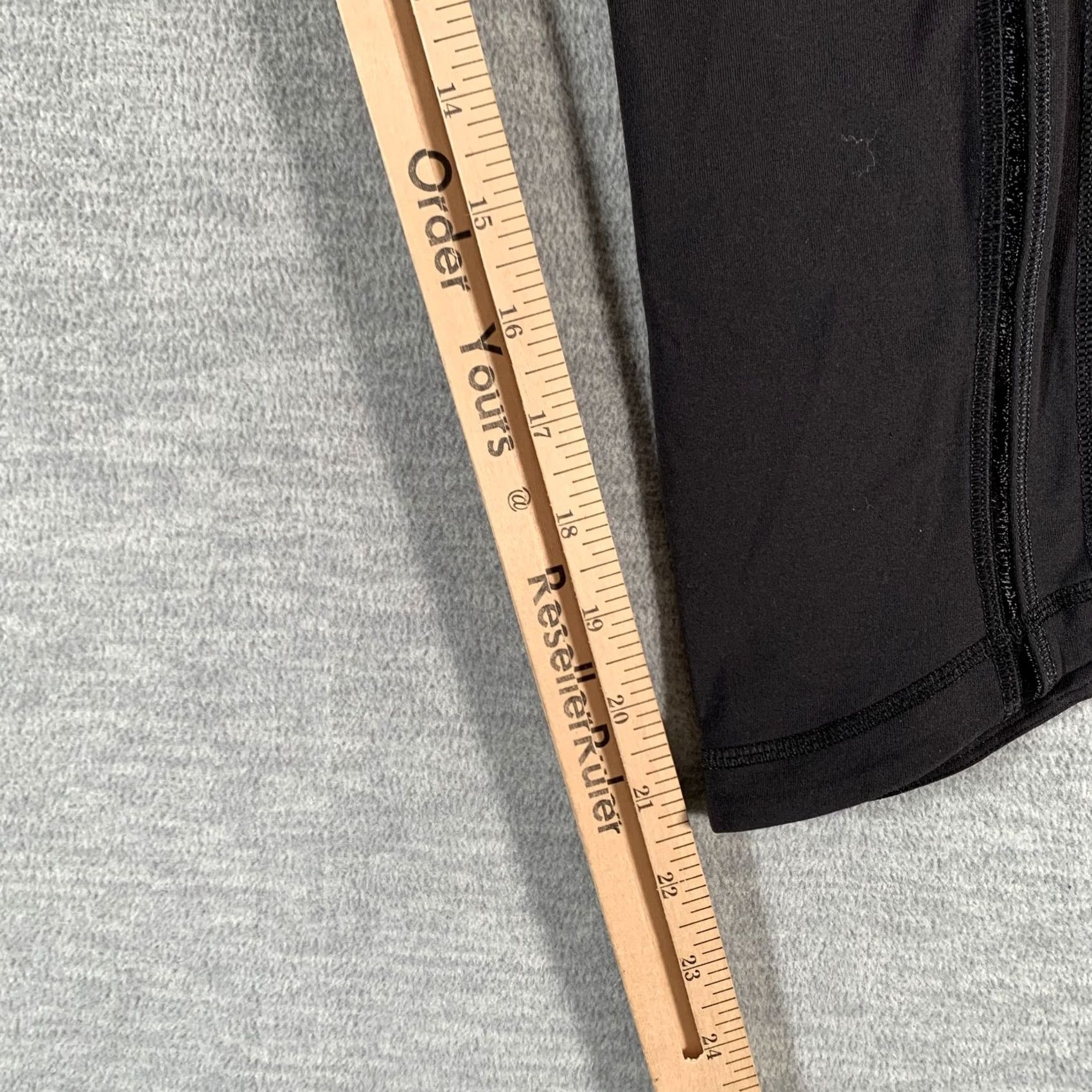Lululemon Lululemon Pants Womens 6 Black Crop High Rise Leggings Yoga Pocket Athletic Gym Size 28" / US 6 / IT 42 - 7 Thumbnail