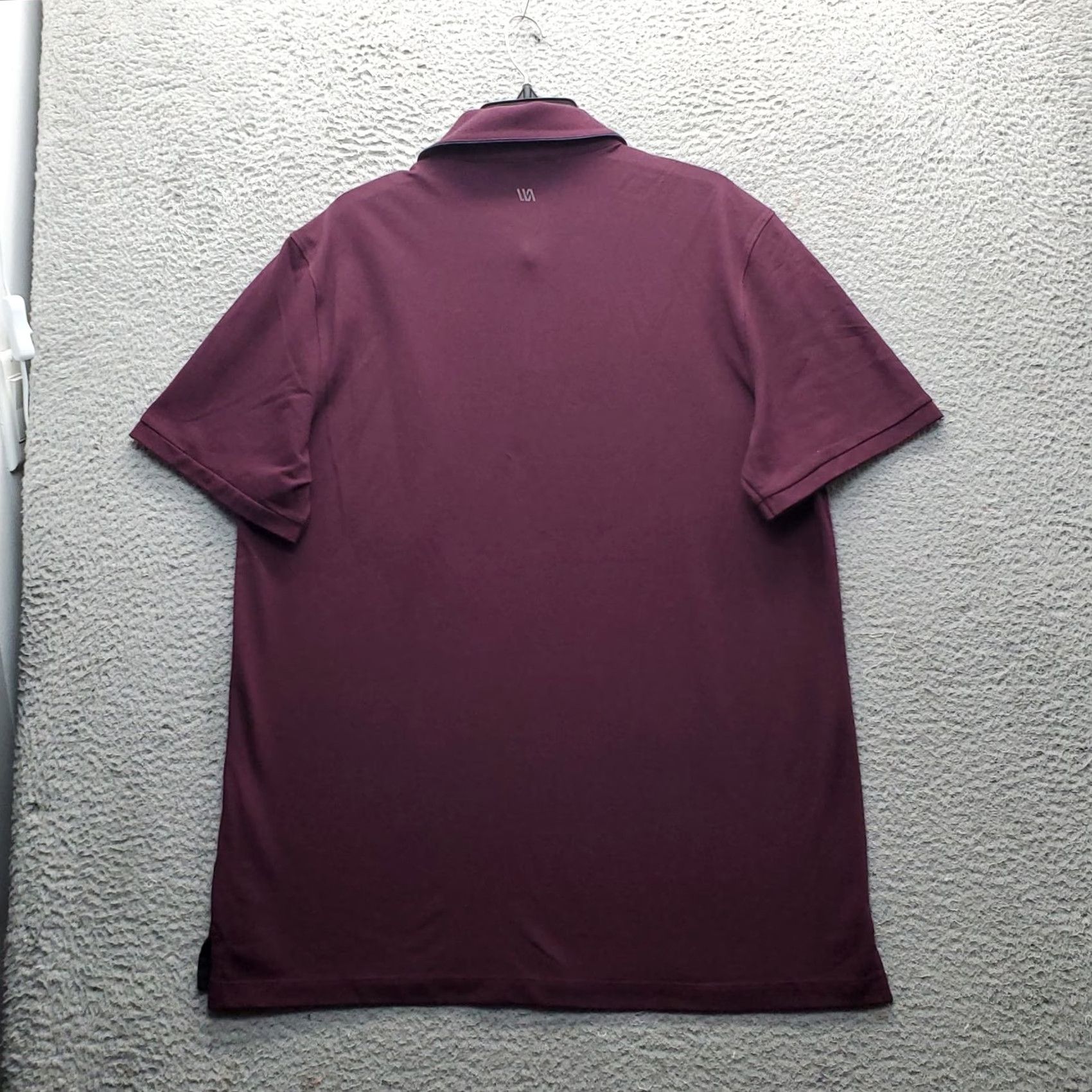 Vintage VRST Piping Club Polo Shirt Mens Size L Burgundy Short Sleeve Moisture Wicking Polo Size US L / EU 52-54 / 3 - 2 Thumbnail