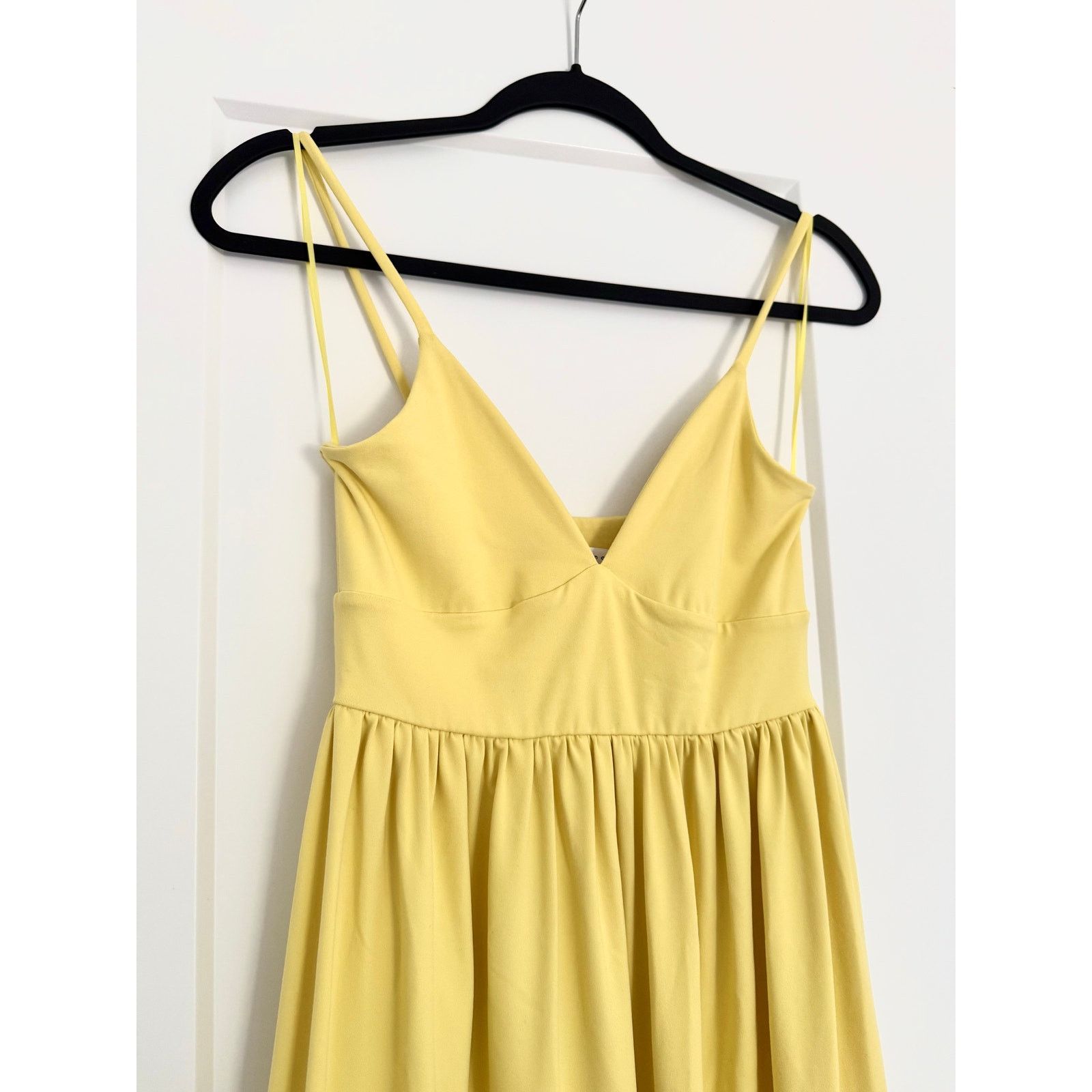Susana Monaco $198 New Susana Monaco Slip Top Jumpsuit - Lemon Zest - S Size 27" / US 4 / IT 40 - 7 Thumbnail