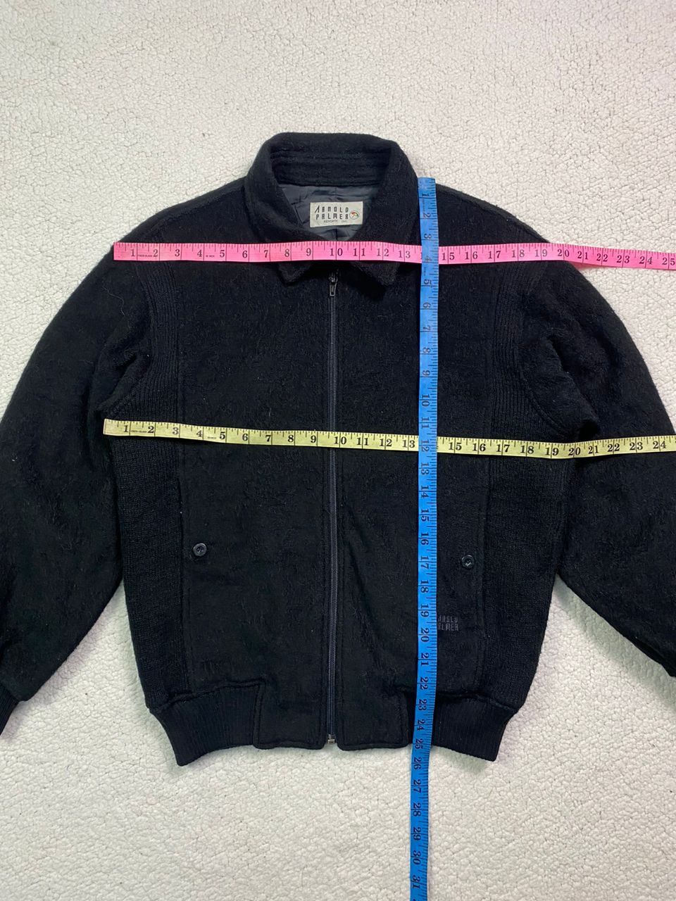 Japanese Brand × Vintage Arnold Palmer Knit Wool Jacket Size US S / EU 44-46 / 1 - 10 Thumbnail