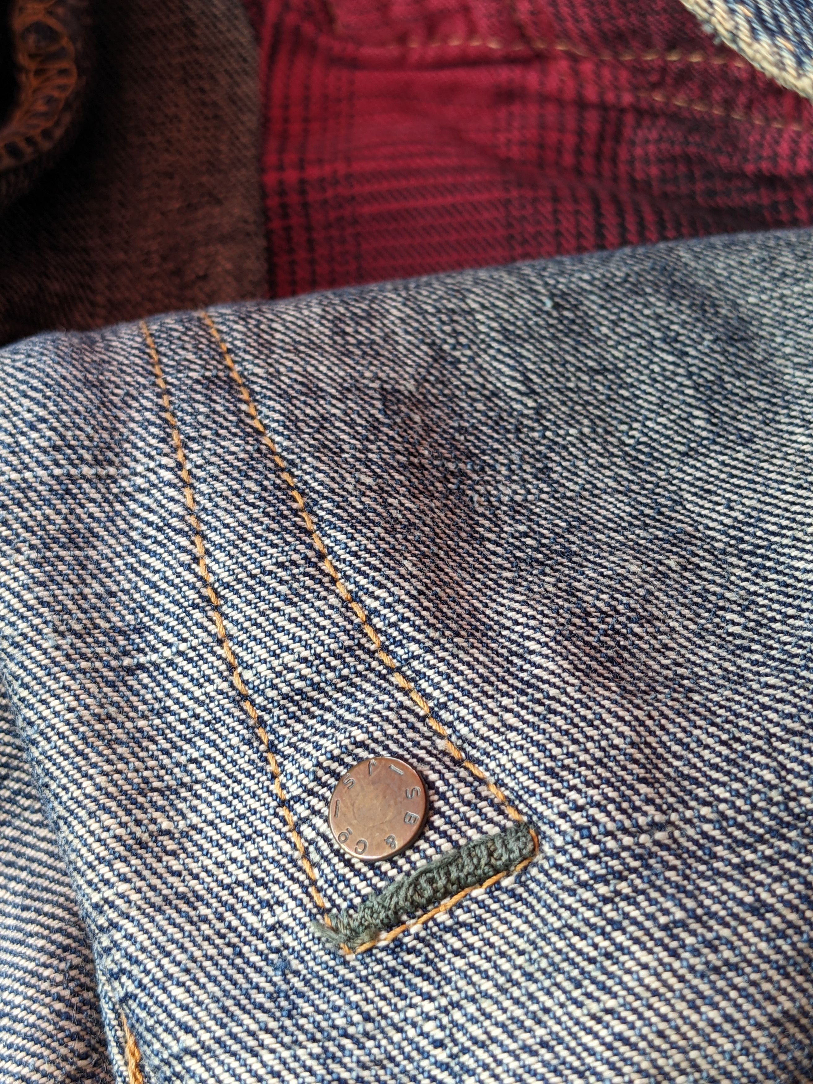Pherrow's Stormyblue by Pherrows faded selvedge jeans Size US 31 - 8 Thumbnail