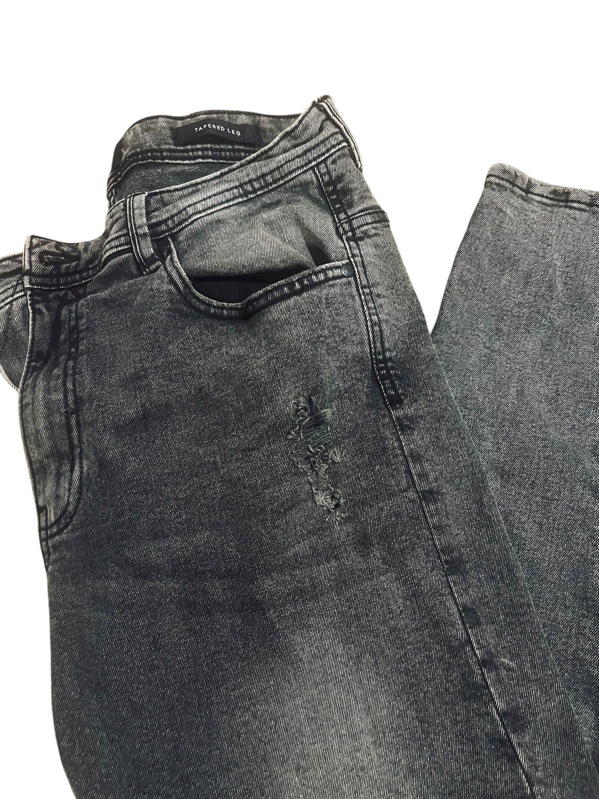 Cotton On Cotton On 91 Jeans Men's 34x32 distressed tapered Leg Denim Size US 34 / EU 50 - 3 Thumbnail