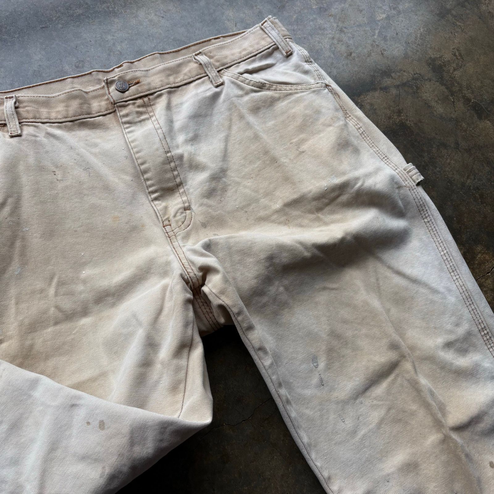 Dickies Vintage Super Faded Distressed Dickies Work pants Size US 38 / EU 54 - 5 Thumbnail