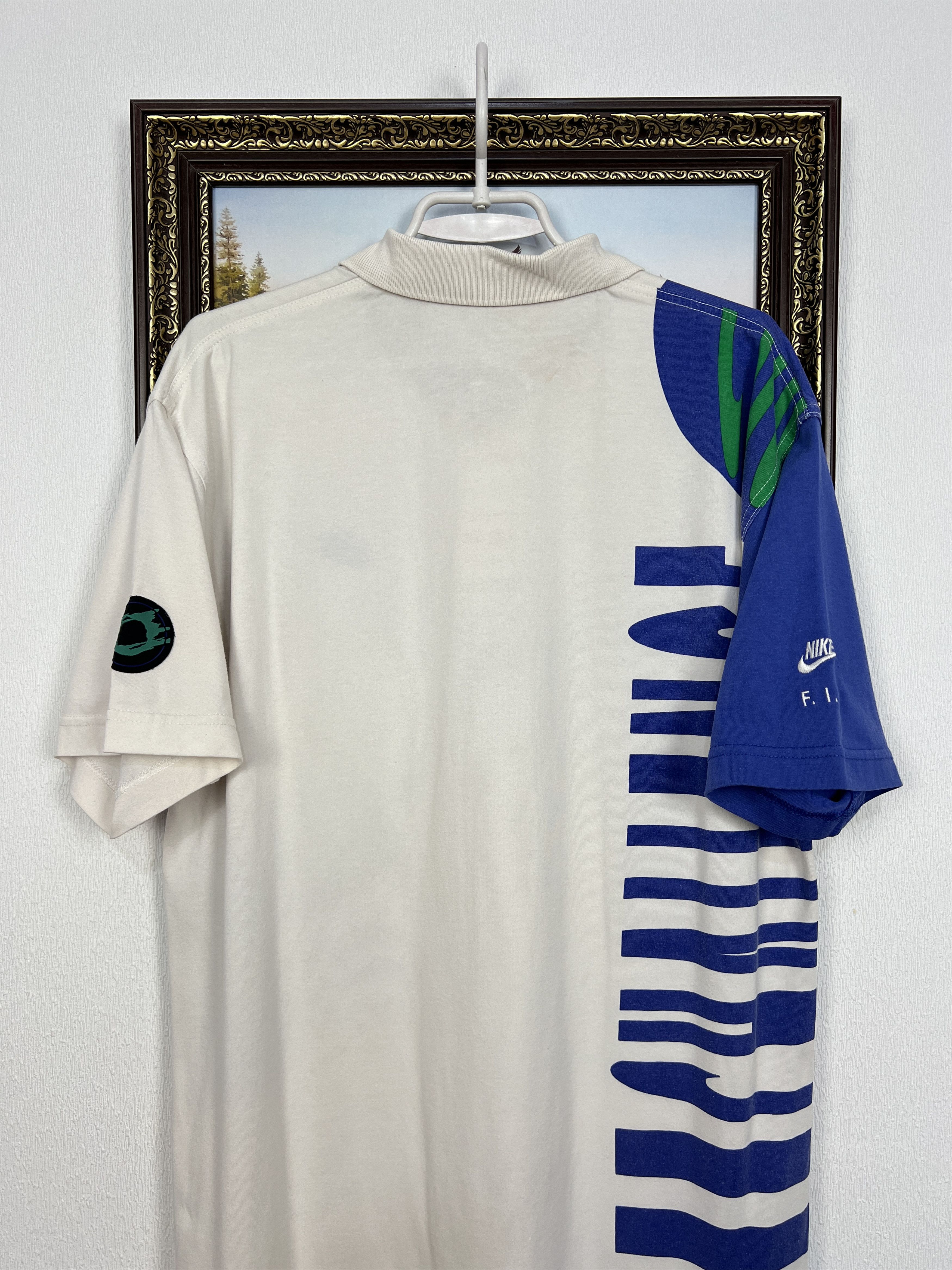 Nike Vintage Nike Challenge Court Agassi Polo Tennis Shirt Tee Size US M / EU 48-50 / 2 - 13 Thumbnail