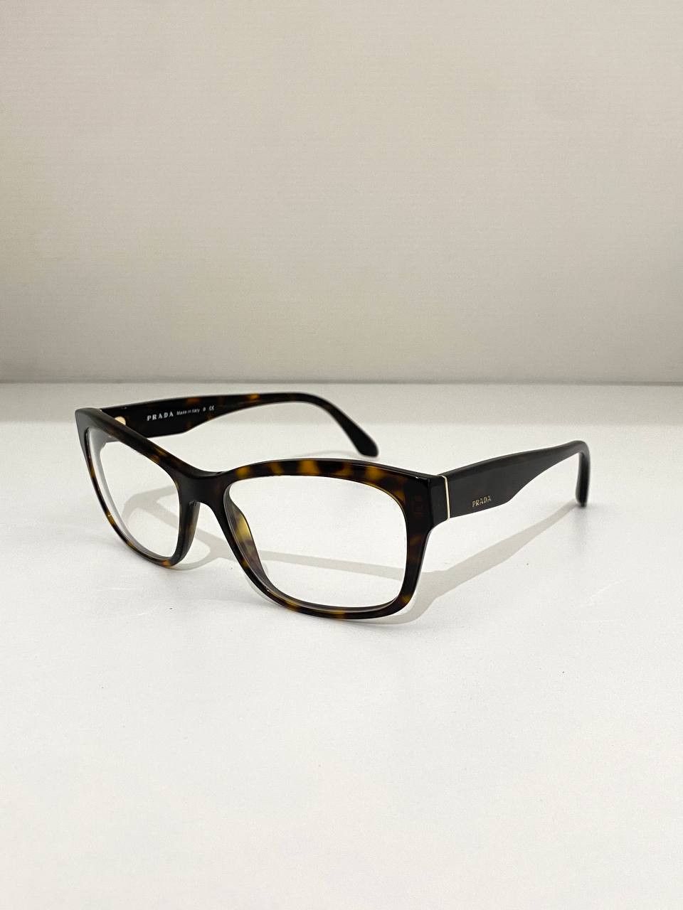 Prada Prada Logo Cat Eye Retro Tortoise Eyeglasses Vintage Y2K Size ONE SIZE - 5 Thumbnail