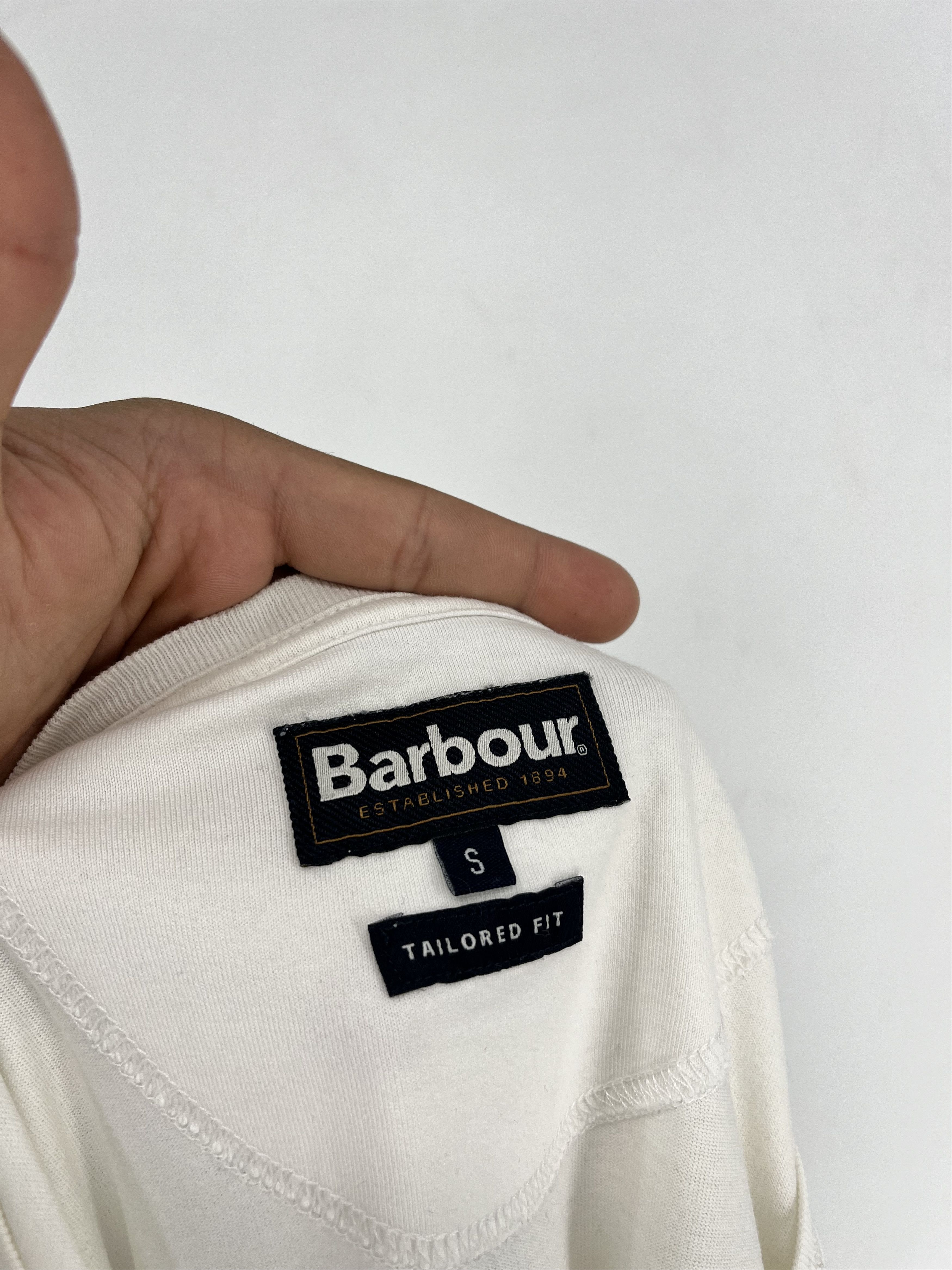 Barbour × Vintage VINTAGE Mens Barbour Mini Logo T-Shirt Size S Size US S / EU 44-46 / 1 - 10 Thumbnail