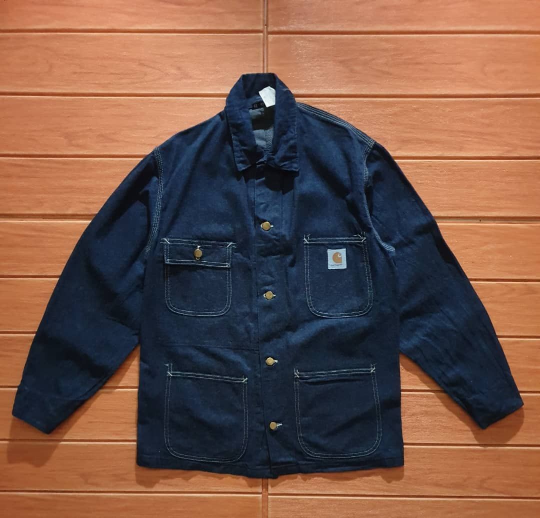 Carhartt 💥Carhatt workers blue colour chore jacket Size US M / EU 48-50 / 2 - 1 Thumbnail