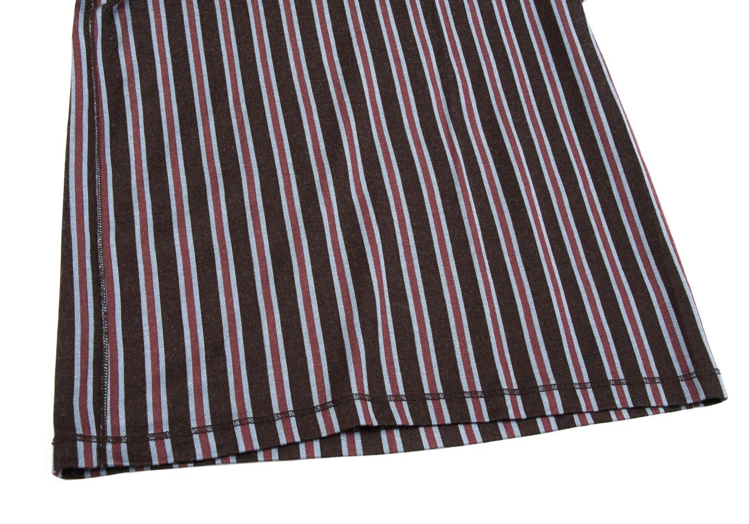 Jean Paul Gaultier Nylon Cotton Metallic Striped T-Shirt in Brown, Red, Blue Size US M / EU 48-50 / 2 - 6 Thumbnail