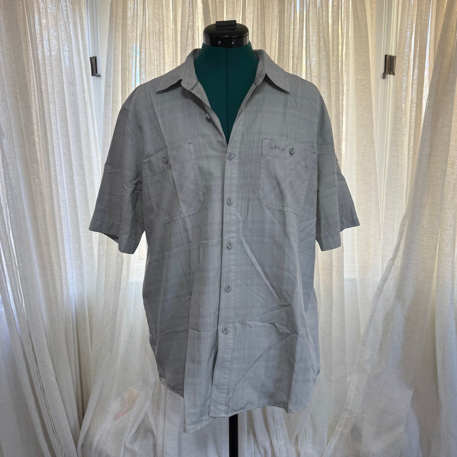 Orvis Orvis Gray Plaid Short-Sleeve Fishing Shirt | Sz L Size US L / EU 52-54 / 3 - 2 Thumbnail