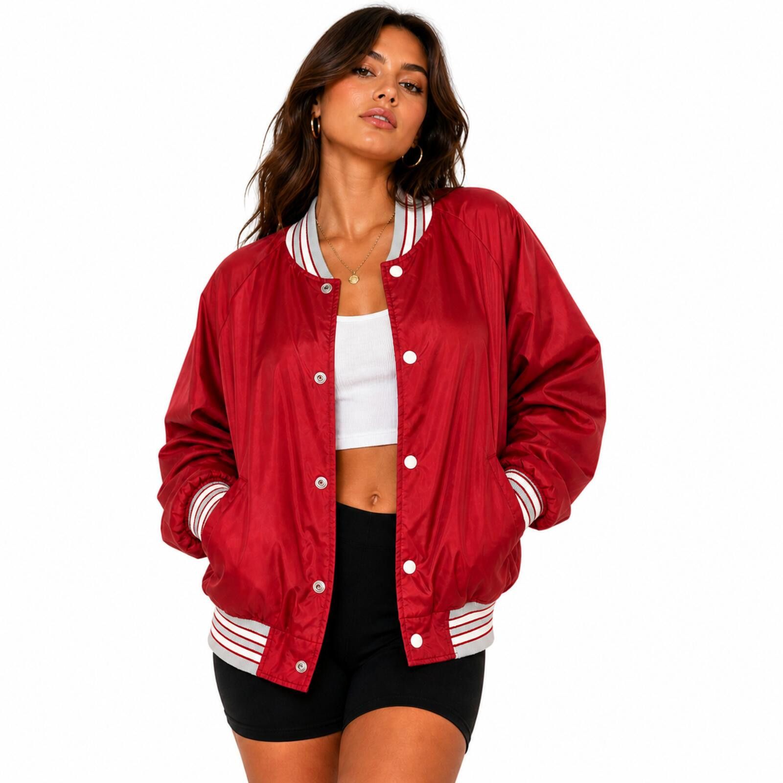 Birkenstock Vintage Bike Medium Red Champion Lab Bomber Jacket Size US M / EU 48-50 / 2 - 1 Thumbnail