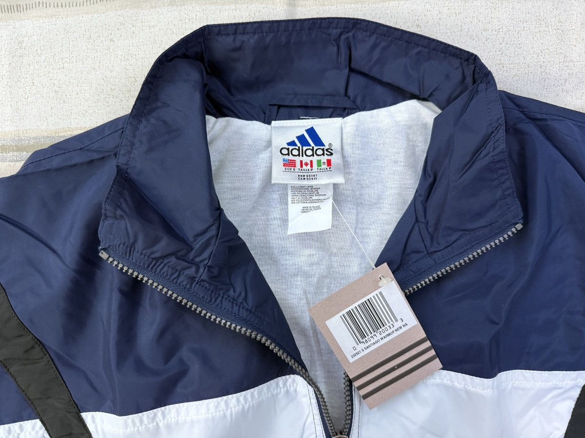 Adidas Vintage 1990s Adidas Santiago Warmup Tracksuit Navy Size S Size US S / EU 44-46 / 1 - 7 Thumbnail