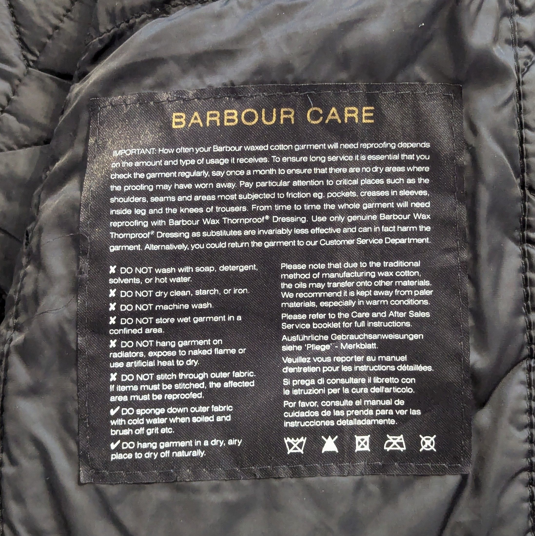 Barbour Barbour Winter Track International Wax Jacket Motorcycle Size US M / EU 48-50 / 2 - 11 Thumbnail