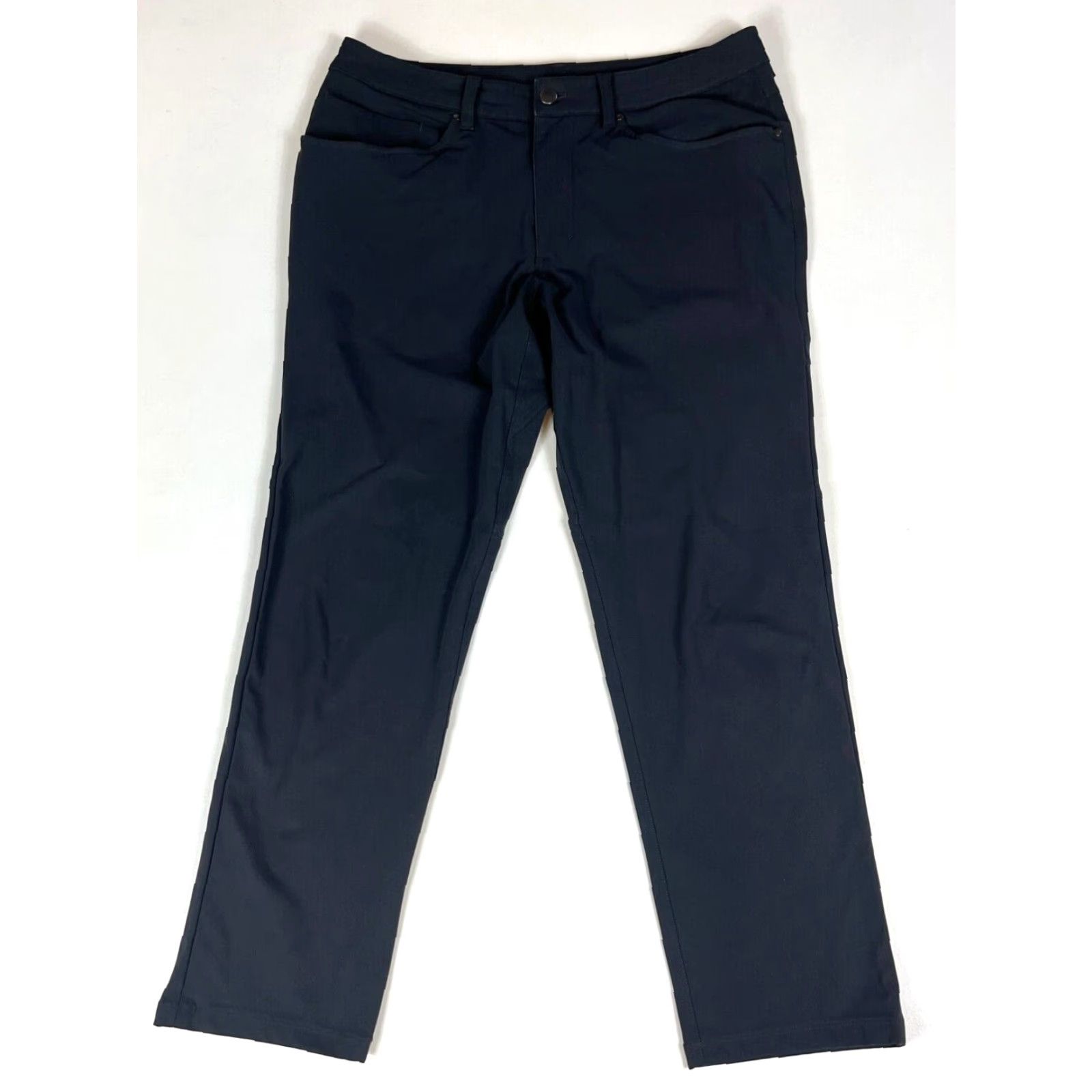 Lululemon Lululemon Men's ABC Pants Obsidian 32x28 Classic Flat Front Polyester Blend Chino Pants Size US 32 / EU 48 - 3 Thumbnail
