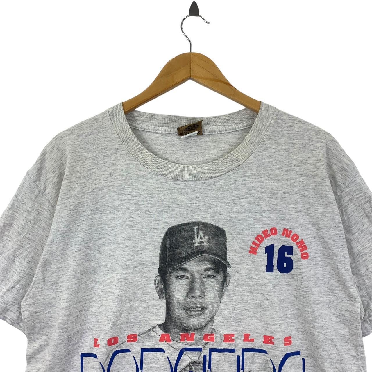 Vintage Vintage 1995 MLB LA DODGERS Hideo Nomo Tee Shirt Top Major Size US L / EU 52-54 / 3 - 2 Thumbnail