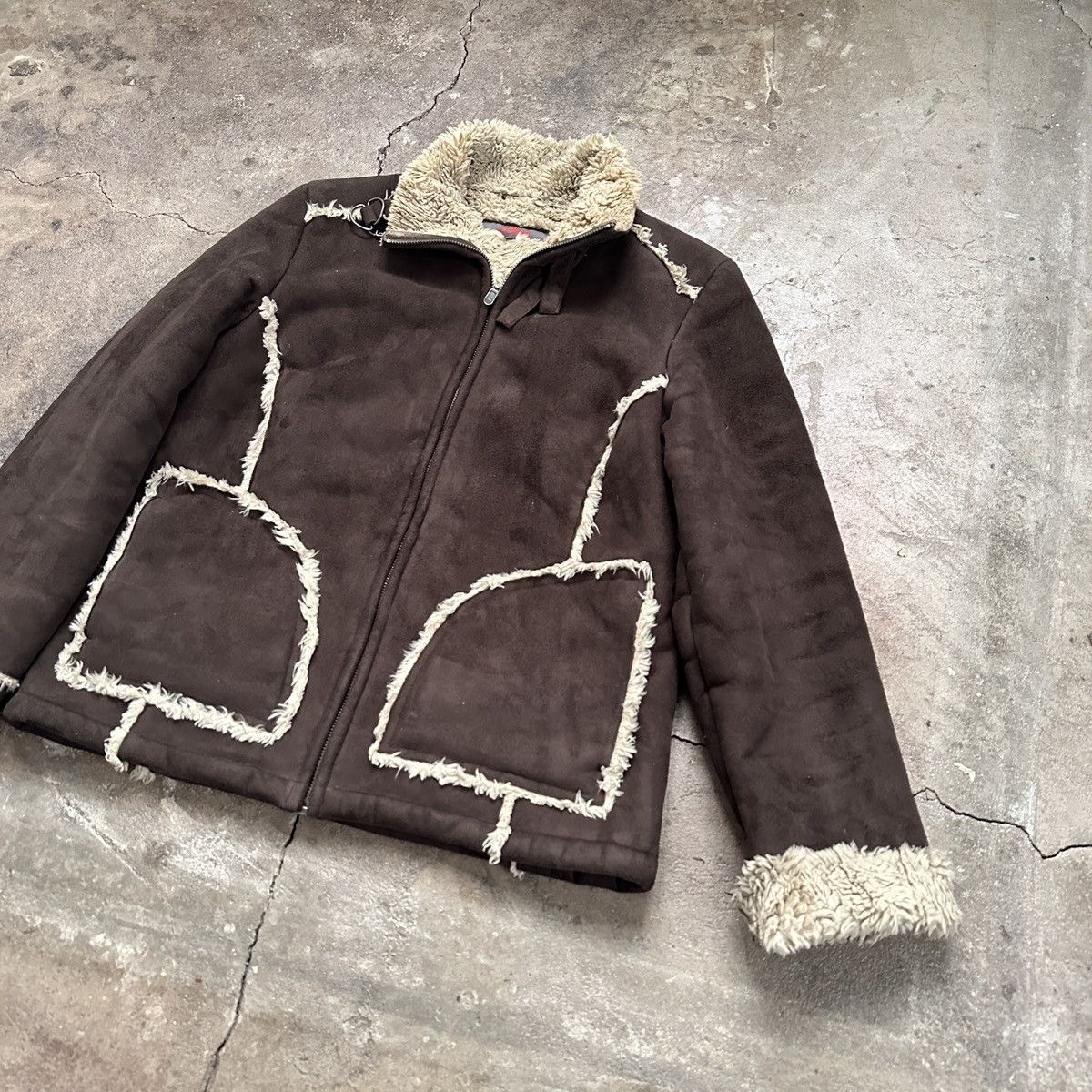 If Six Was Nine Japanese Fur Split Jacket cropped shearling jacket Size XS / US 0-2 / IT 36-38 - 2 Thumbnail
