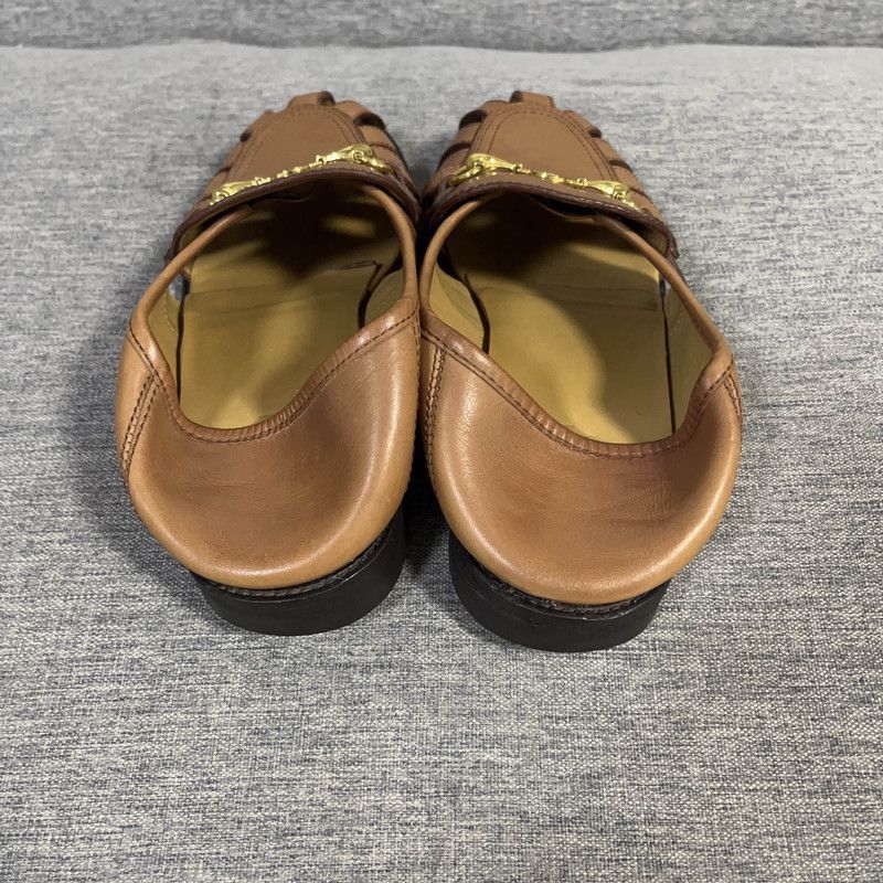 Gucci Gucci Brown Flat Casual Shoes for Men - Size US 6.5 / EU 39-40 - 8 Thumbnail