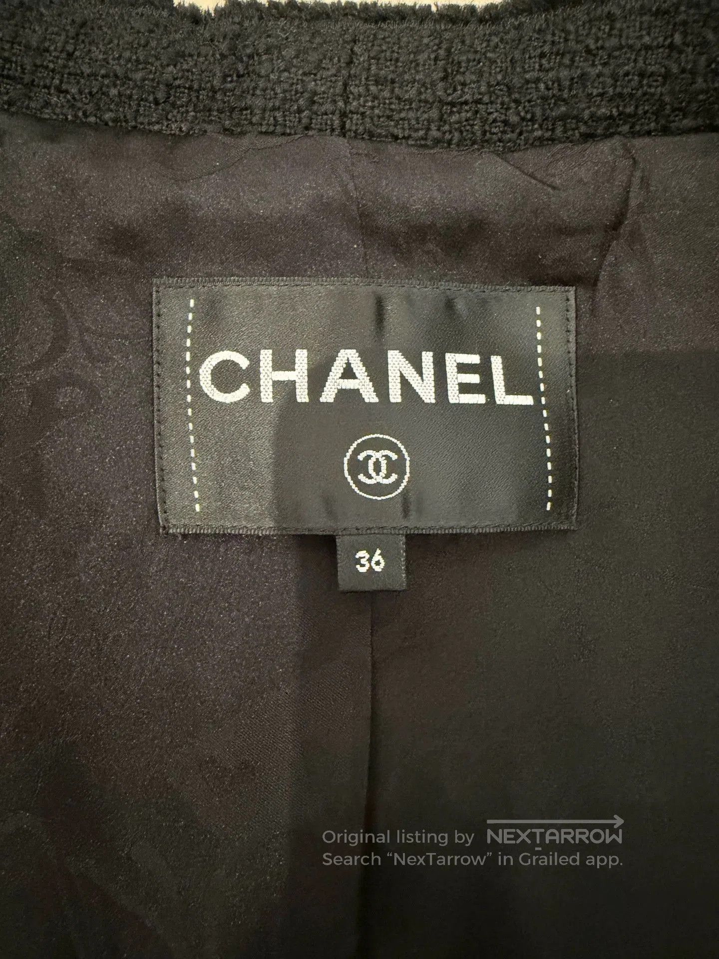 Chanel Chanel Metiers d'Art Black Gold Coat. Size US XS / EU 42 / 0 - 3 Thumbnail