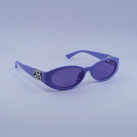 Gucci Gucci GG1662SA 003 Sunglasses Lilac Oval Frame, Violet Size ONE SIZE - 4 Thumbnail