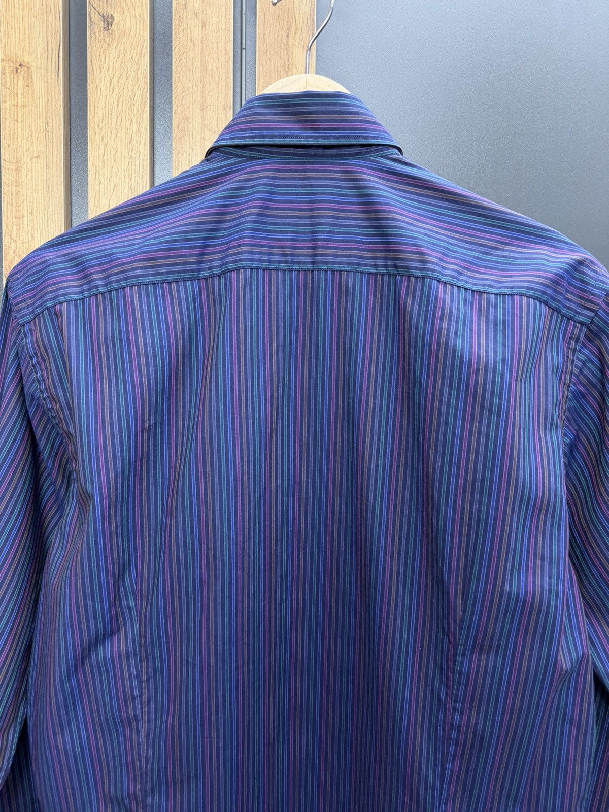 Etro Etro Milano Striped Long Sleeve Short Size 40 Size US M / EU 48-50 / 2 - 9 Thumbnail