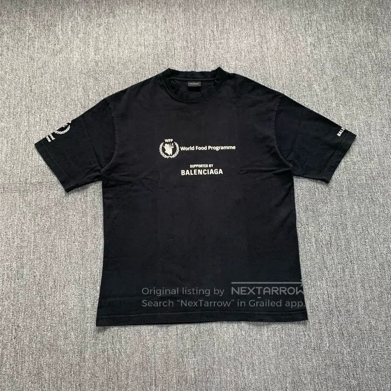 Balenciaga Balenciaga Black WFP Short Sleeve Size US M / EU 48-50 / 2 - 1 Thumbnail
