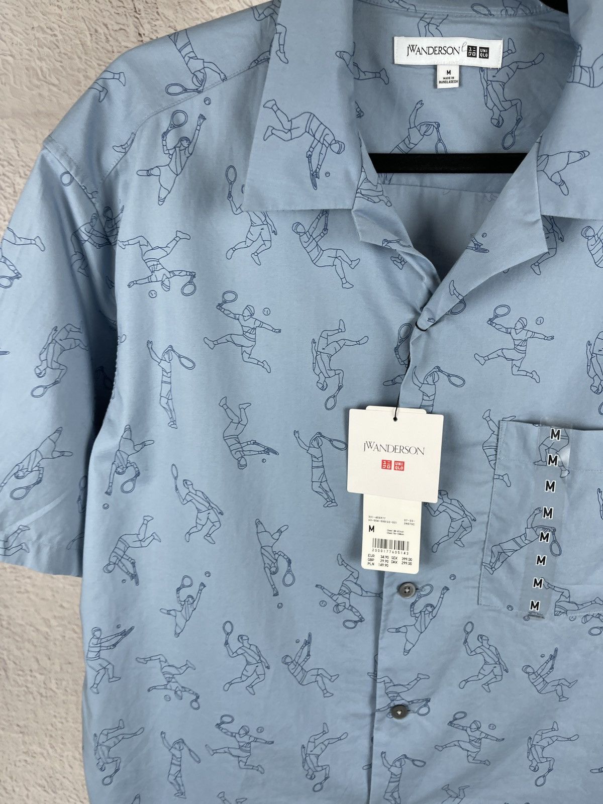 JW Anderson × Uniqlo J.W. Anderson x Uniqlo tennis pattern shirt sleeve shirt Size US M / EU 48-50 / 2 - 7 Thumbnail