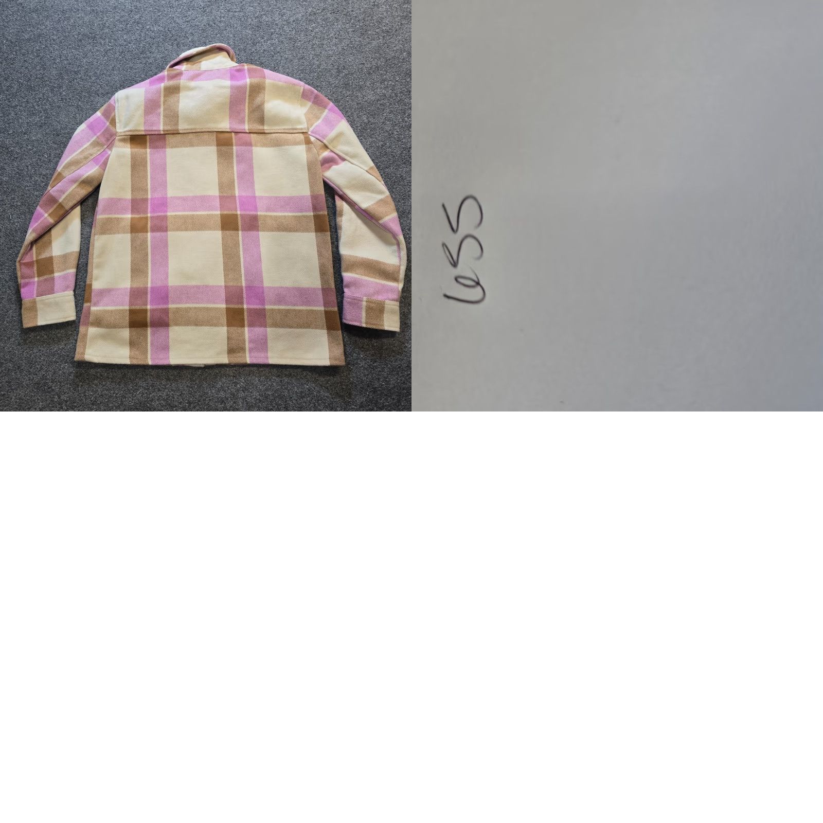 Gap GAP Jacket Womens XS Pink Plaid Shacket Casual Outdoor Button Long Sleeve Top Shacket Regular Fit Pocketed Bobble-Free (if applicable) Size XS / US 0-2 / IT 36-38 - 8 Thumbnail