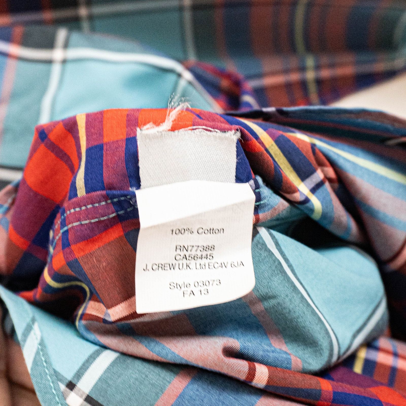 J.Crew Thomas Mason ARCHIVE for J.Crew Slim Button Down shirt Plaid Size US XS / EU 42 / 0 - 5 Thumbnail